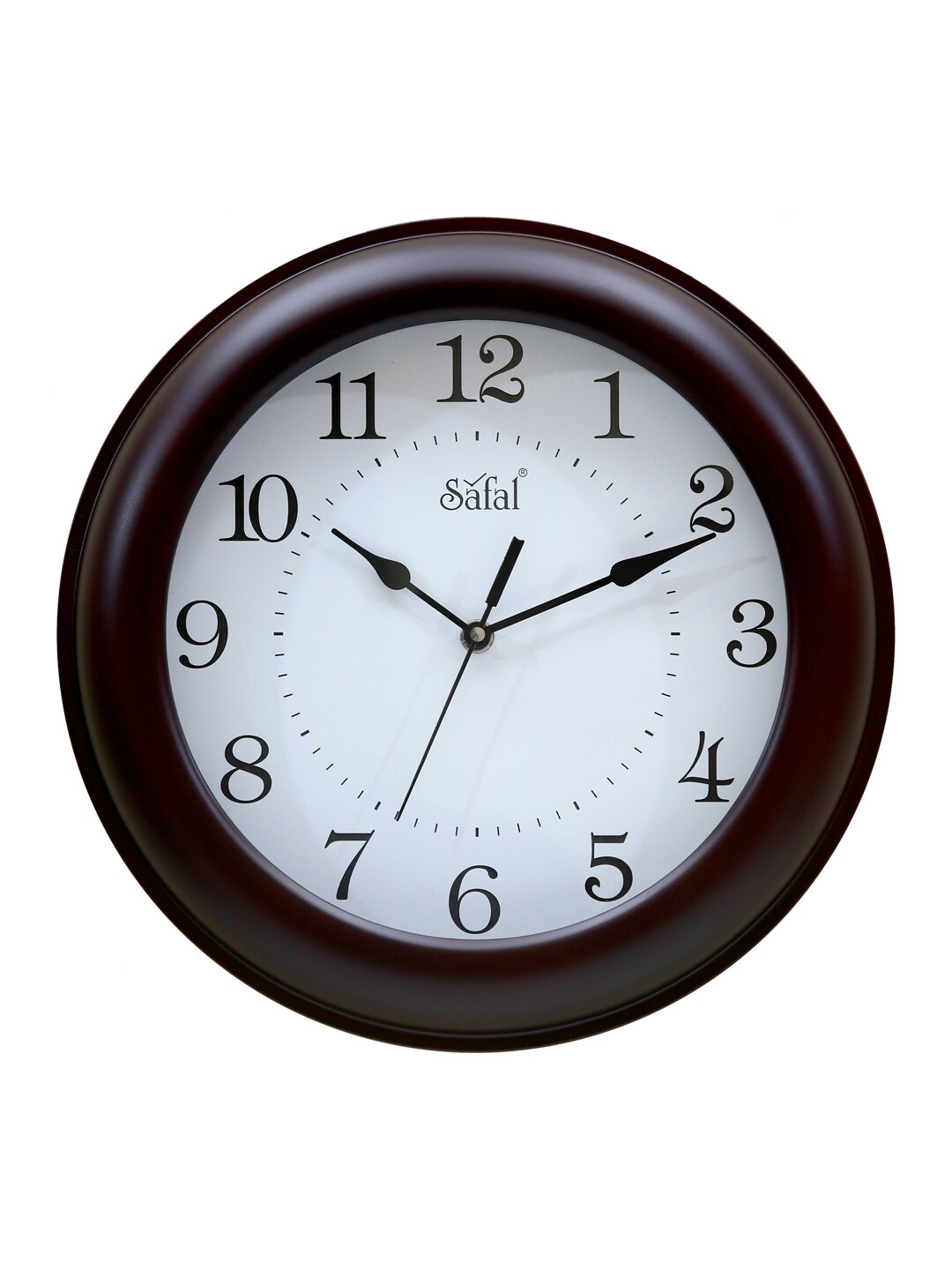 Safal White Dial Round 25 cm Analogue Wall Clock Price in India
