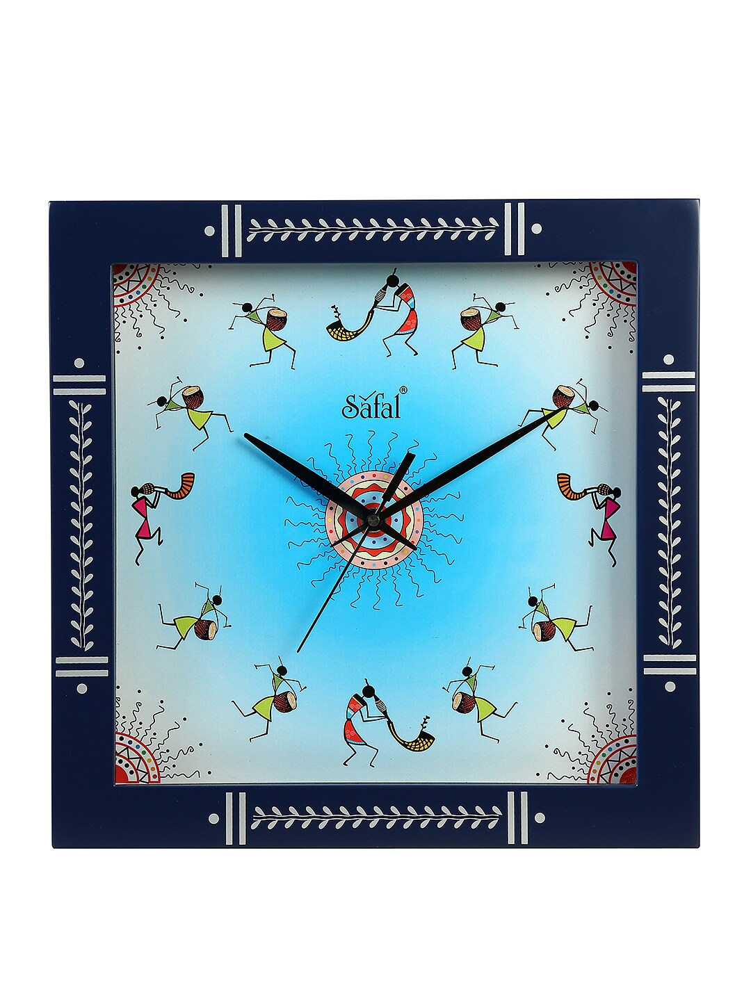 Safal Blue & White 29 cm Analogue Wall Clock Price in India