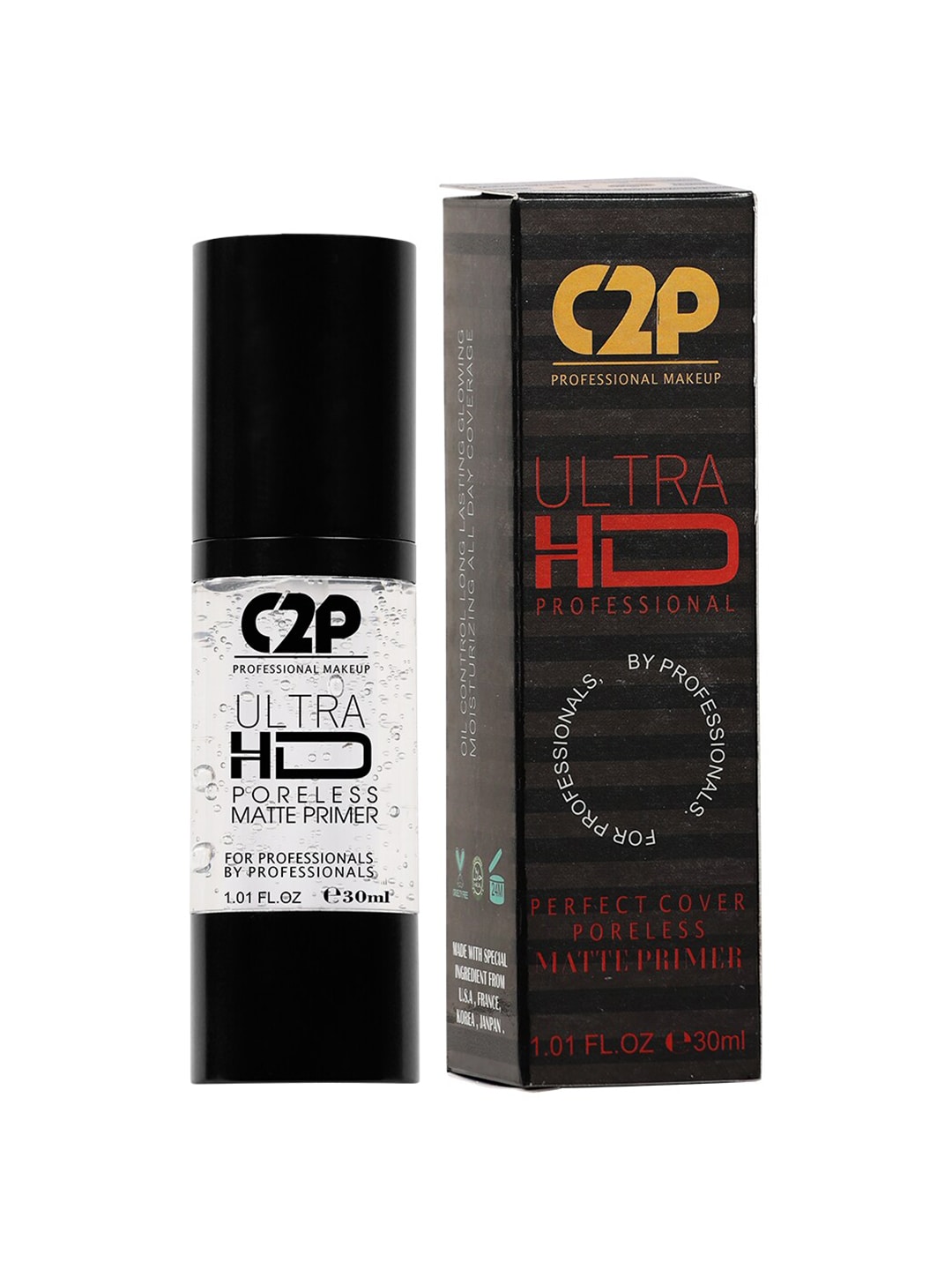 C2P PROFESSIONAL MAKEUP Ultra HD Poreless Matte Primer 30 ml Price in India