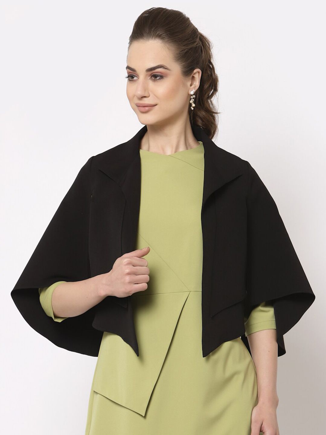 OFFICE & YOU Women Black Shrug Price in India