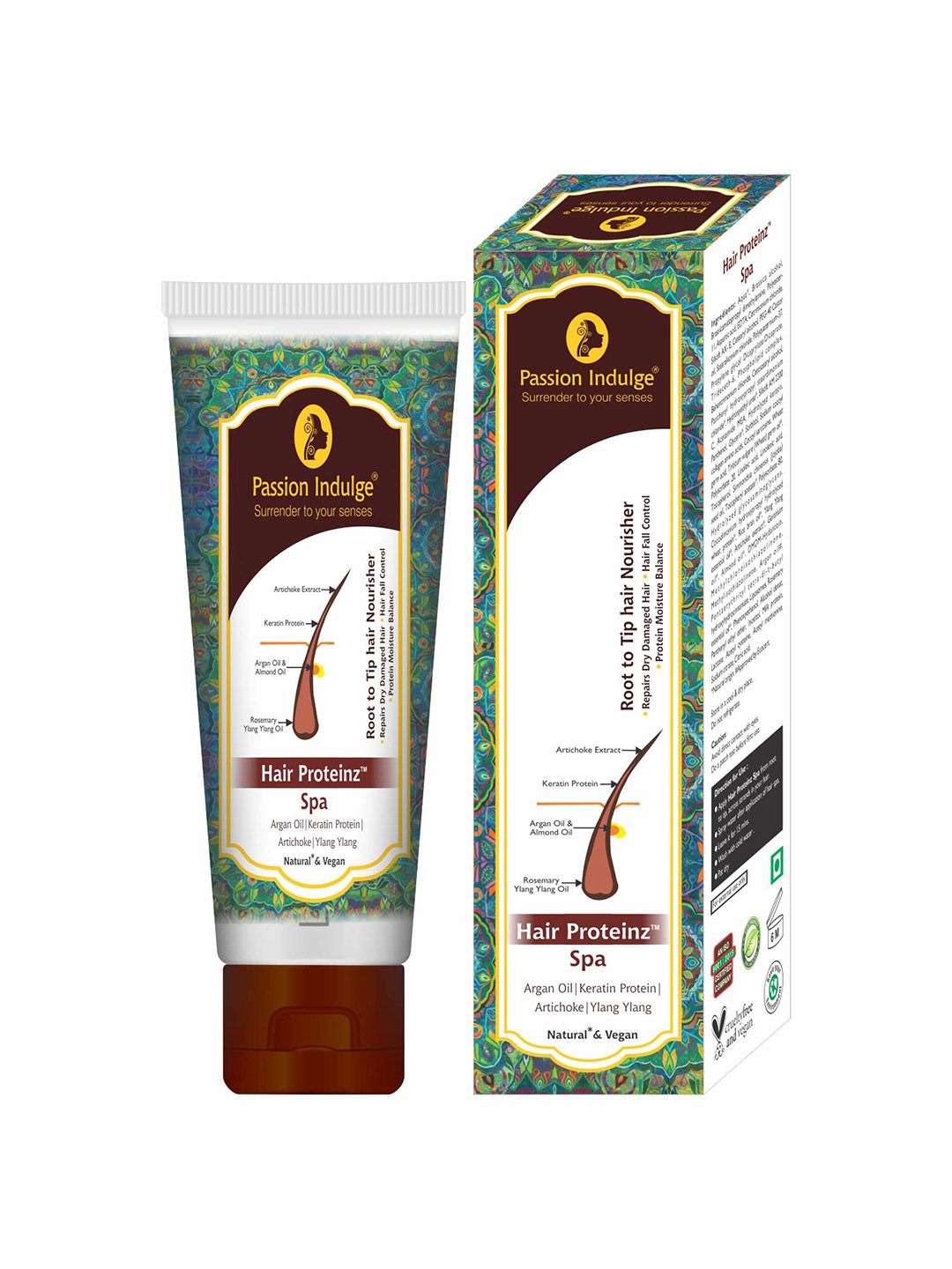 Passion Indulge Hair Proteinz Spa Inbuilt Protien Booster Cream with Argan Oil - 100 g Price in India