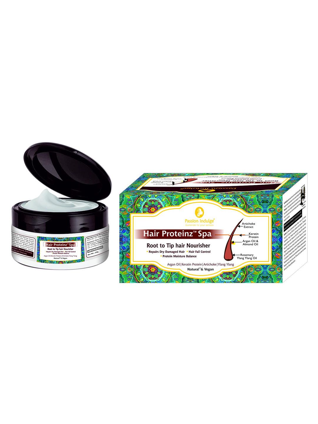 Passion Indulge Hair Proteinz Spa Inbuilt Protien Booster Cream with Argan Oil - 250 g Price in India