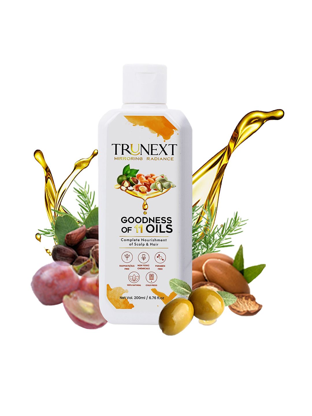 TRUNEXT Goodness of 11 Oils Complete Nourishment Hair Oil 200 ml Price in India
