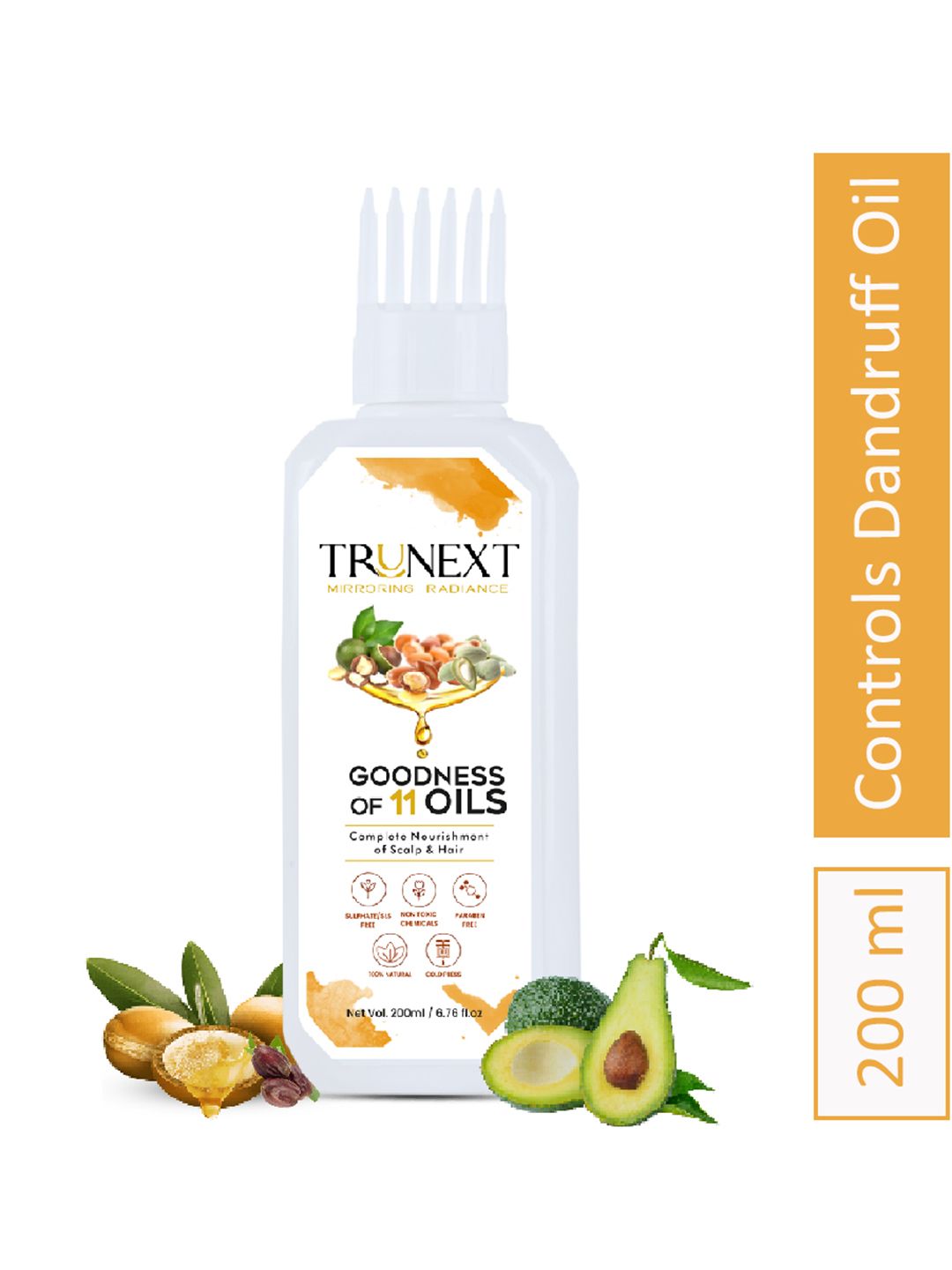 TRUNEXT Goodness of 11 Oils Complete Nourishment Hair Oil 200 ml