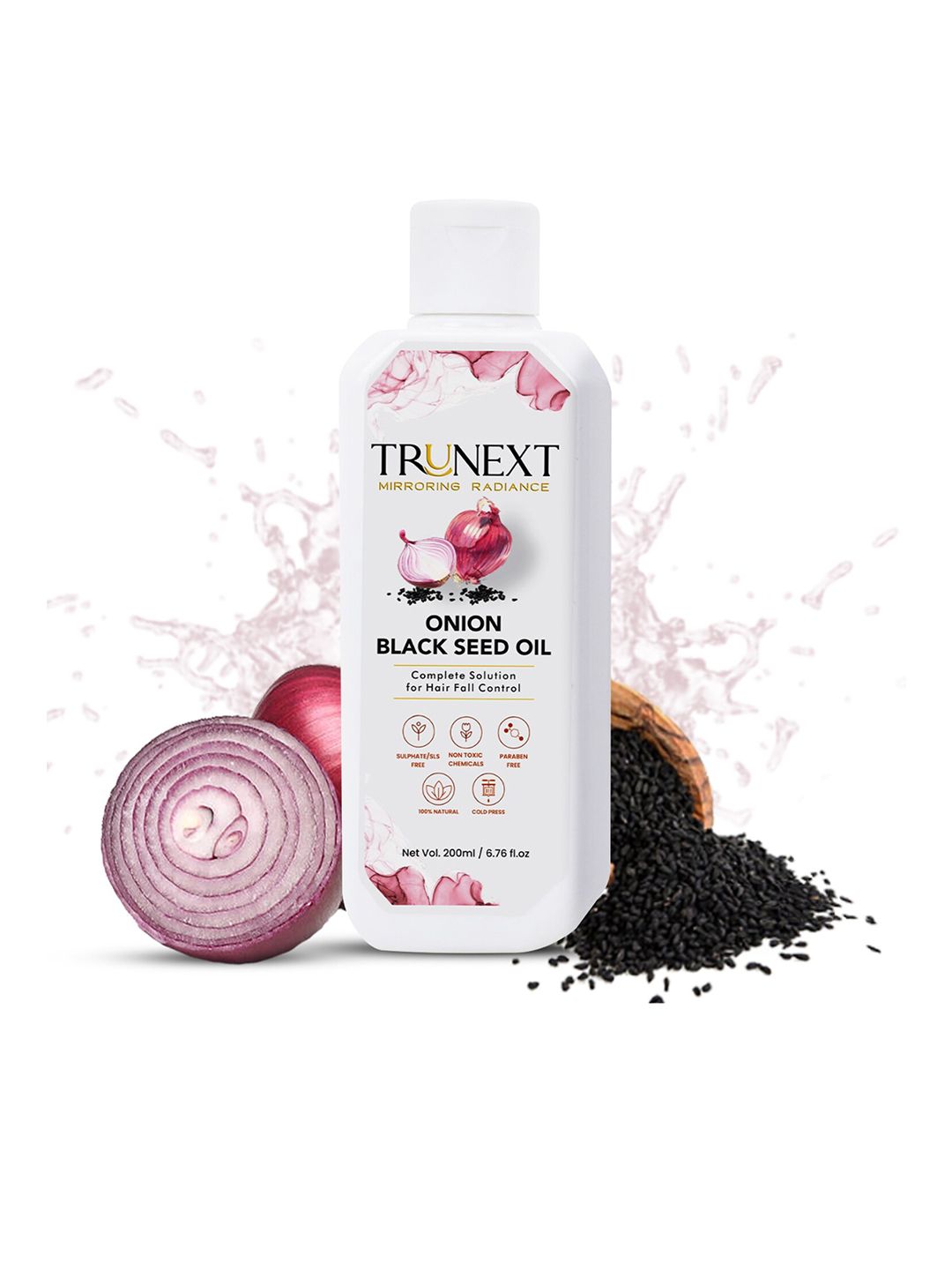 TRUNEXT Onion Black Seed Hair Oil 200 ml Price in India