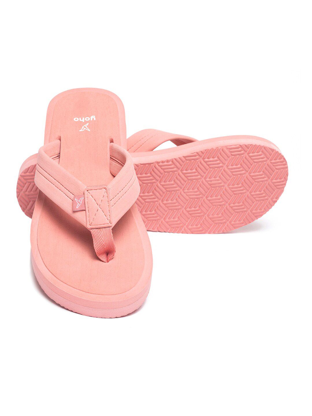 yoho Women Pink Doctor Ortho Thong Flip-Flops Price in India