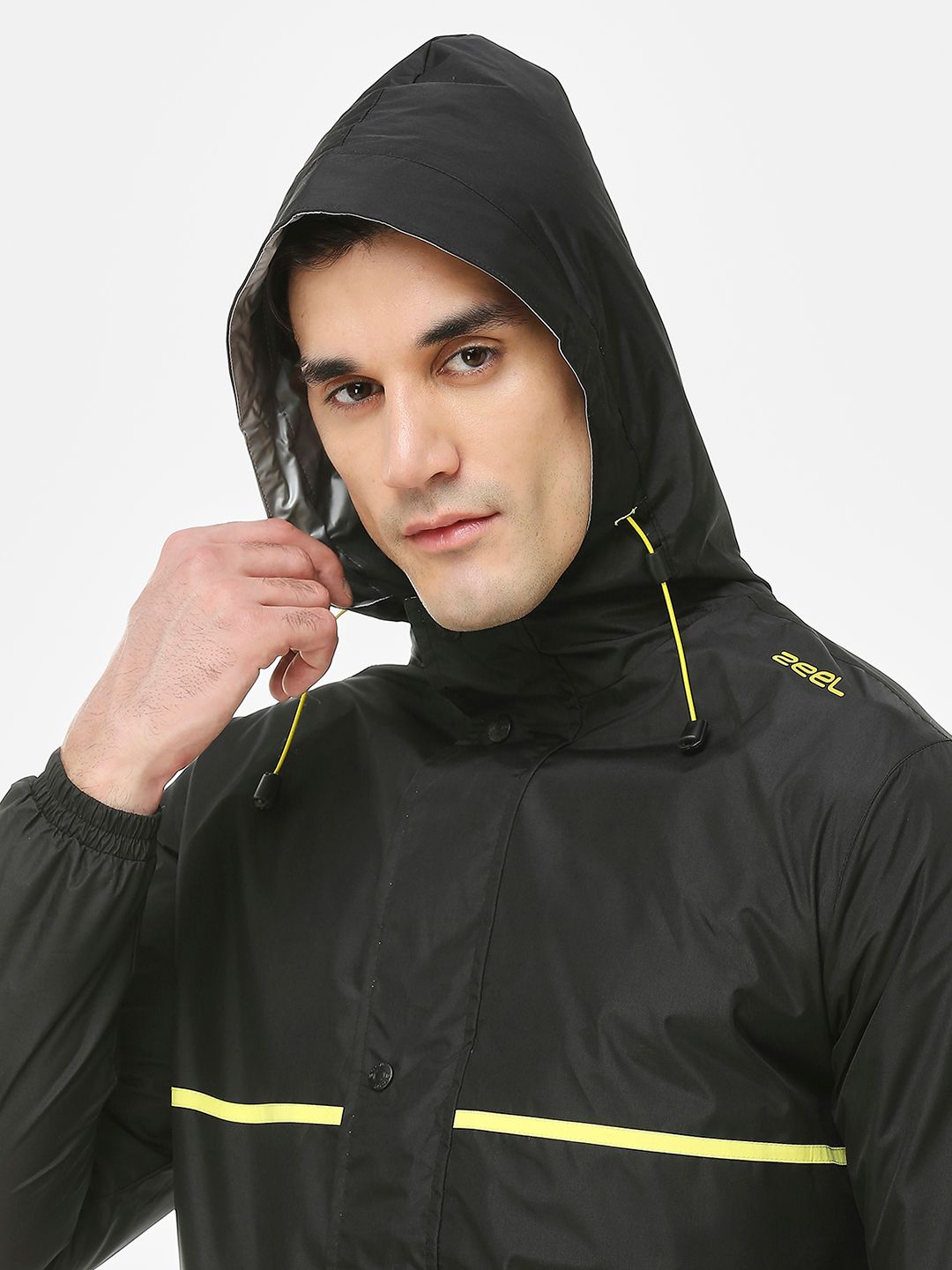 Buy Zeel Men Olive-Green & Blue Solid Reversible Rain Suit - Rain
