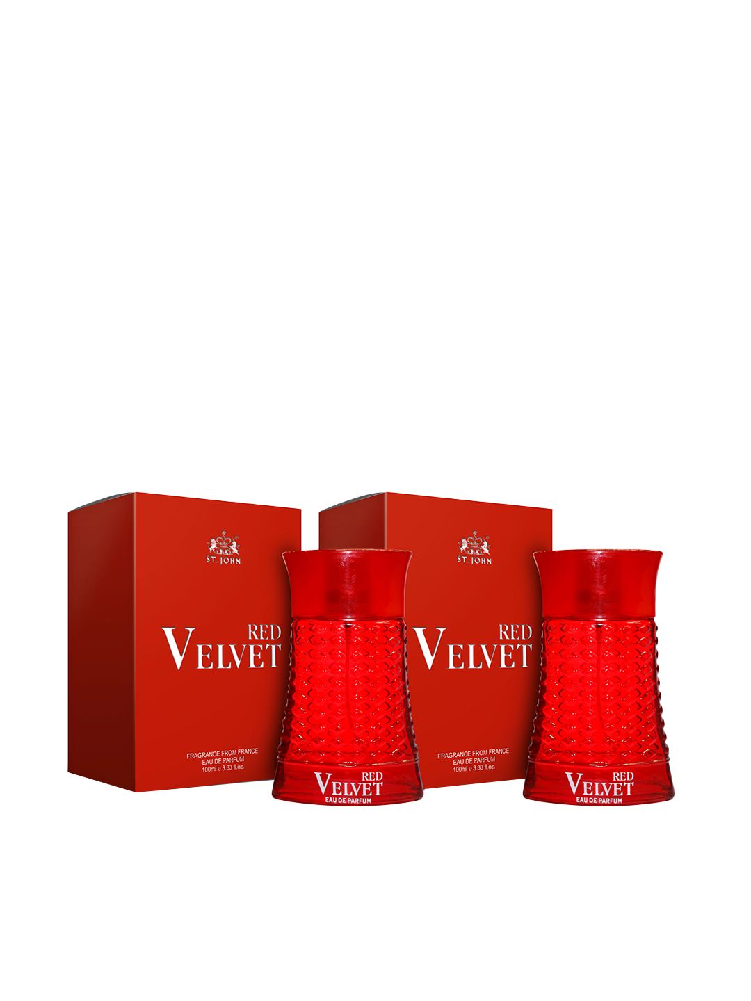St. John Women Set of 2 Red Velvet Eau De Parfum - 100 ml Each Price in India