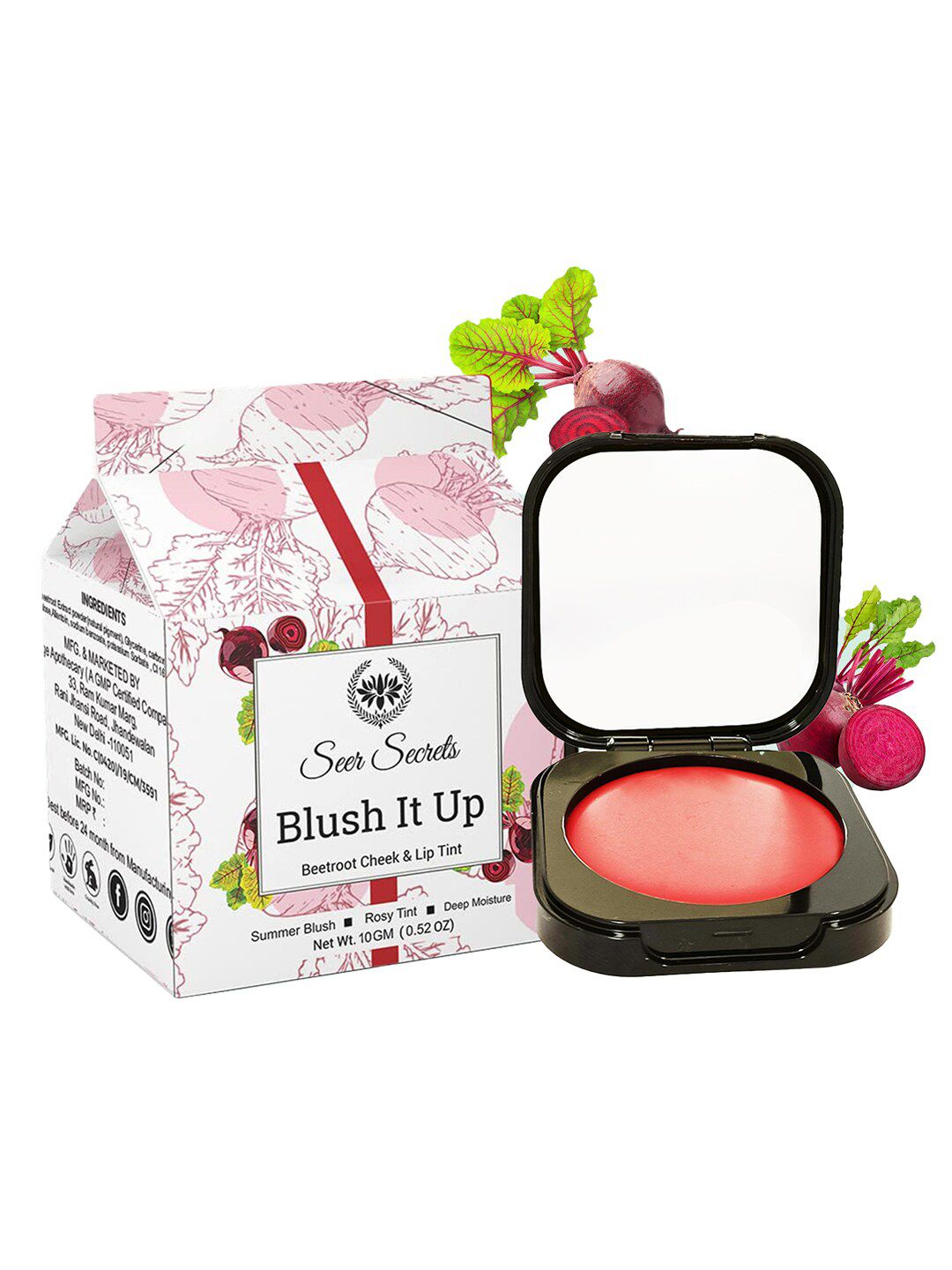 Seer Secrets Beetroot Blush It Up Lip Cheek & Tint 10 g Price in India