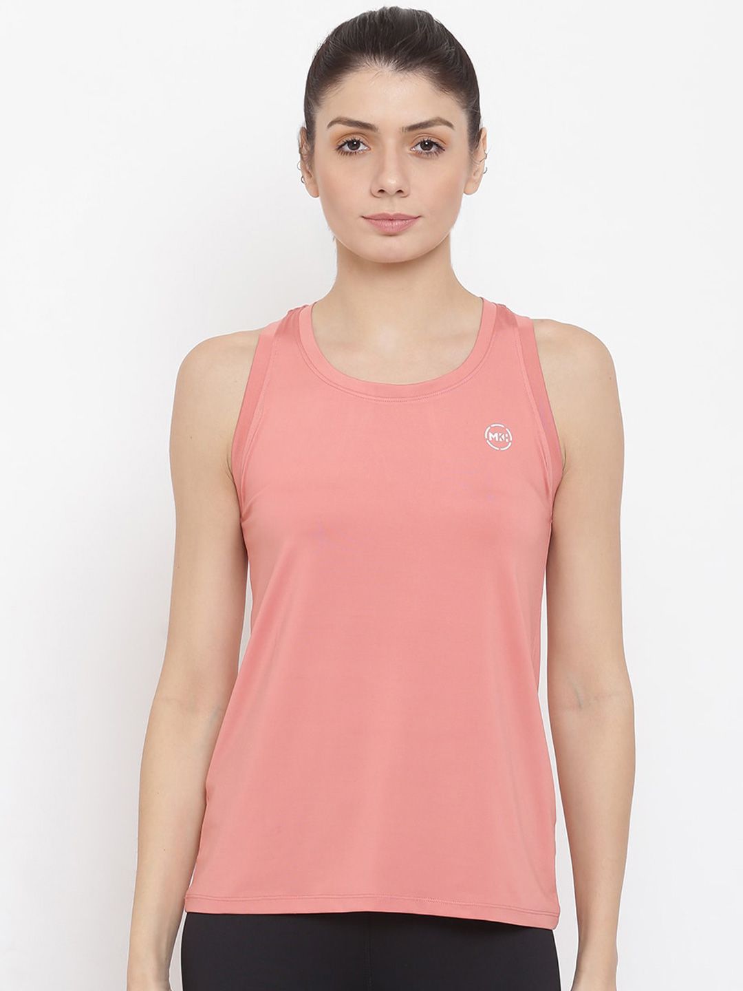 MKH Women Pink Dri-FIT T-shirt Price in India