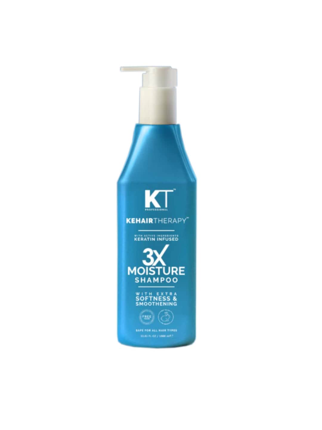 KEHAIRTHERAPY Keratin Infused 3X Moisture Shampoo with Extra Softness - 1000 ml Price in India