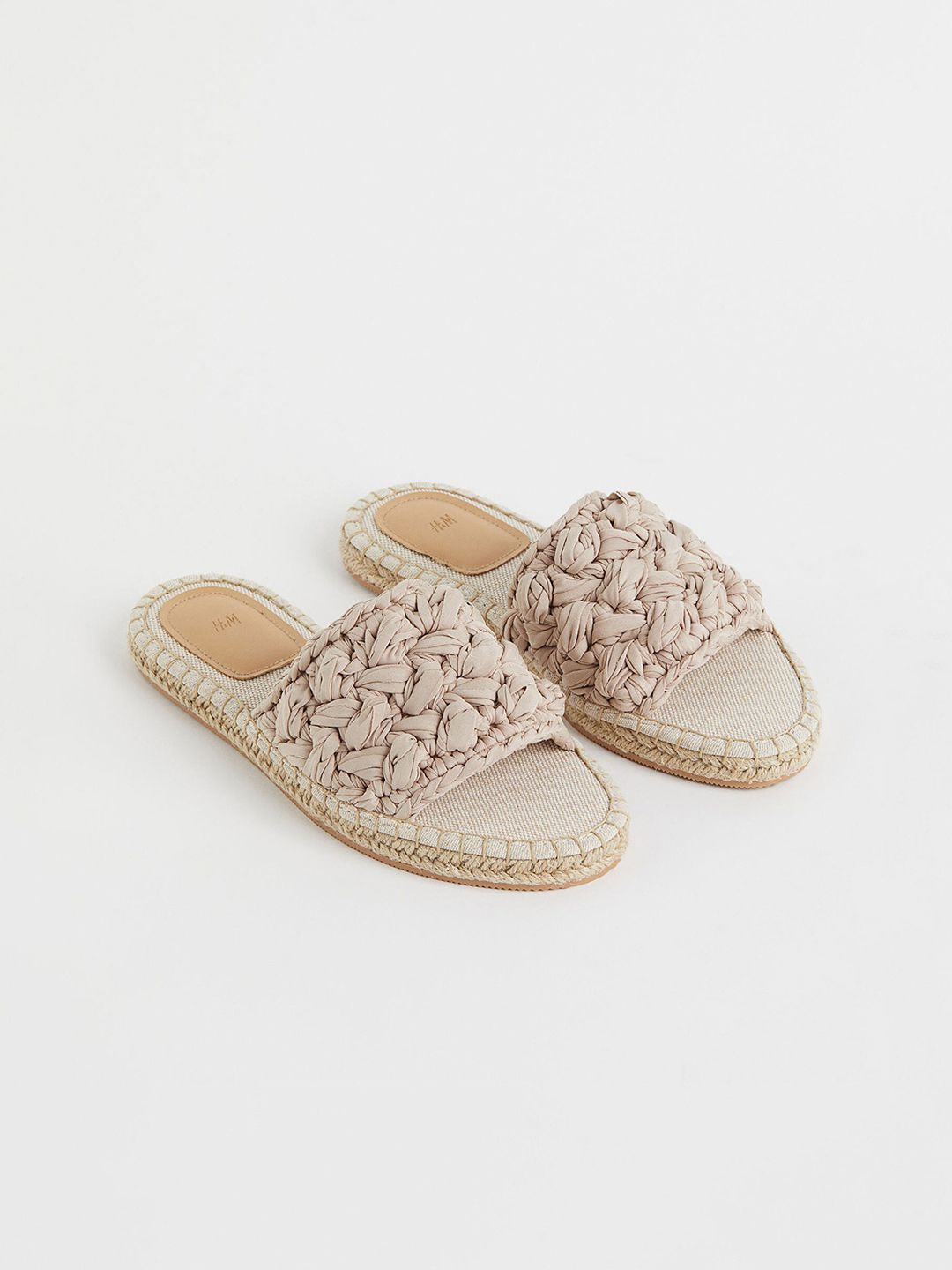 H&M Women Beige Slides Price in India