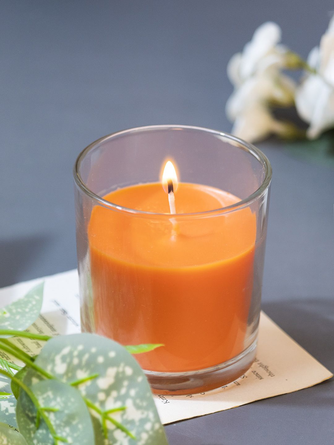 MARKET99 Orange Honey Peach Scented Candle Price in India