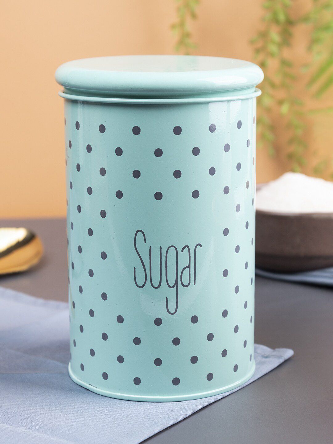 MARKET99 Green & Black Printed Sugar Jar 900 ML Price in India