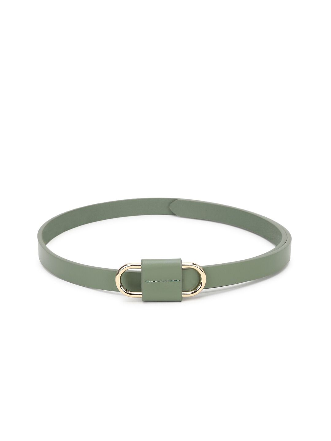 Van Heusen Woman Women Green PU Belt Price in India