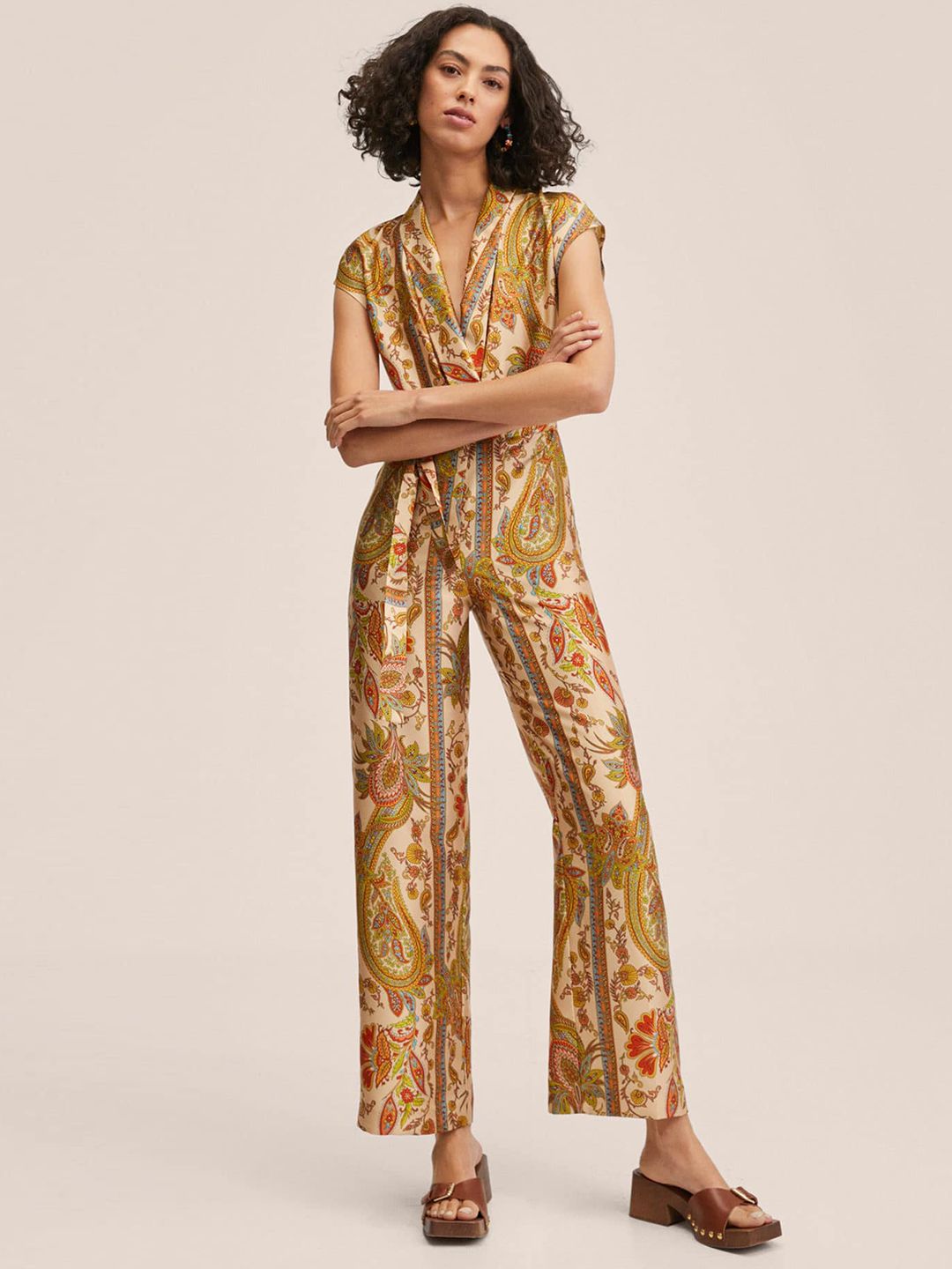 Paisley store print jumpsuit