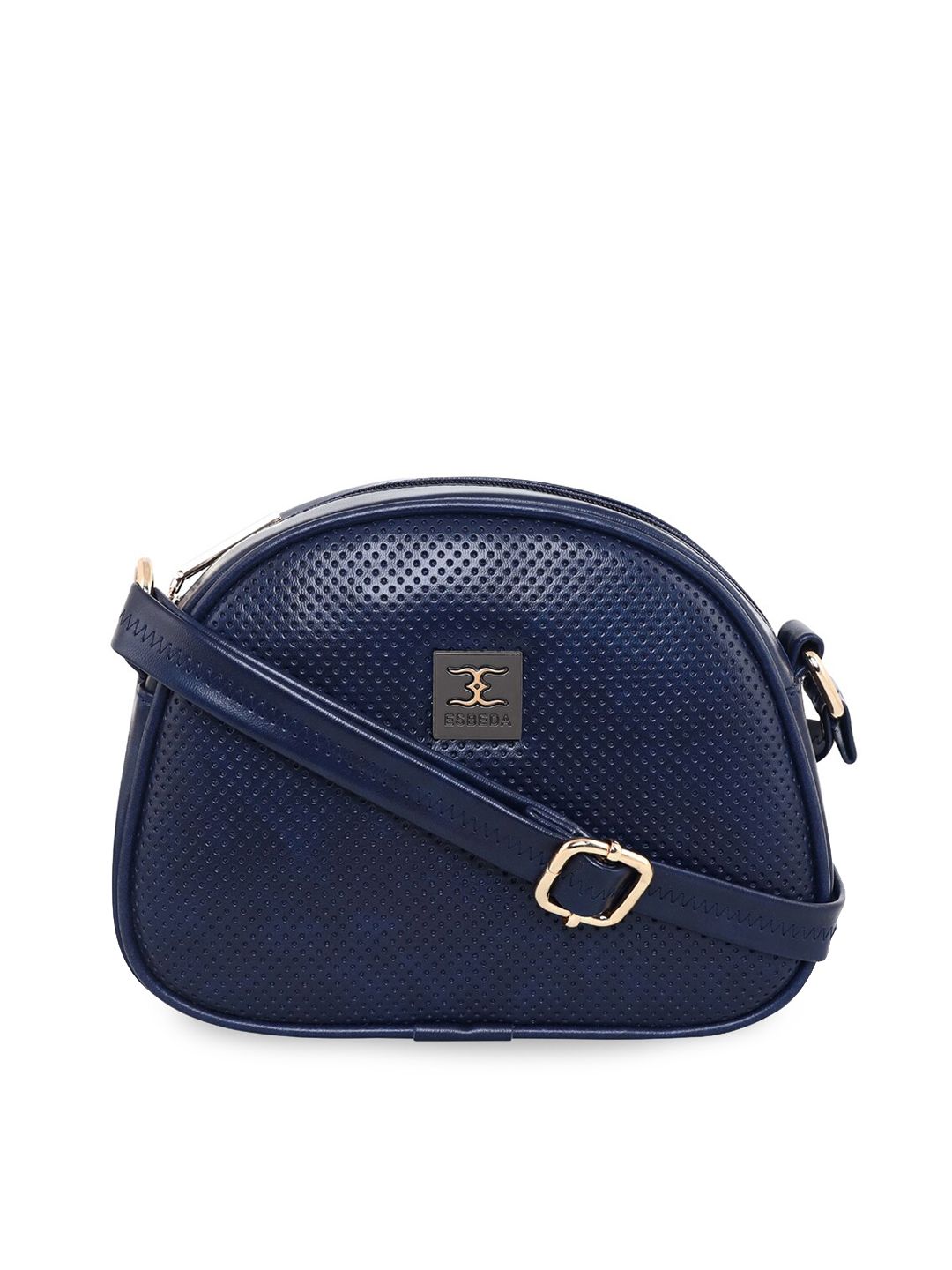 ESBEDA Blue PU Navy Blue Color Tiny Dots Sling Bag For Womens Price in India