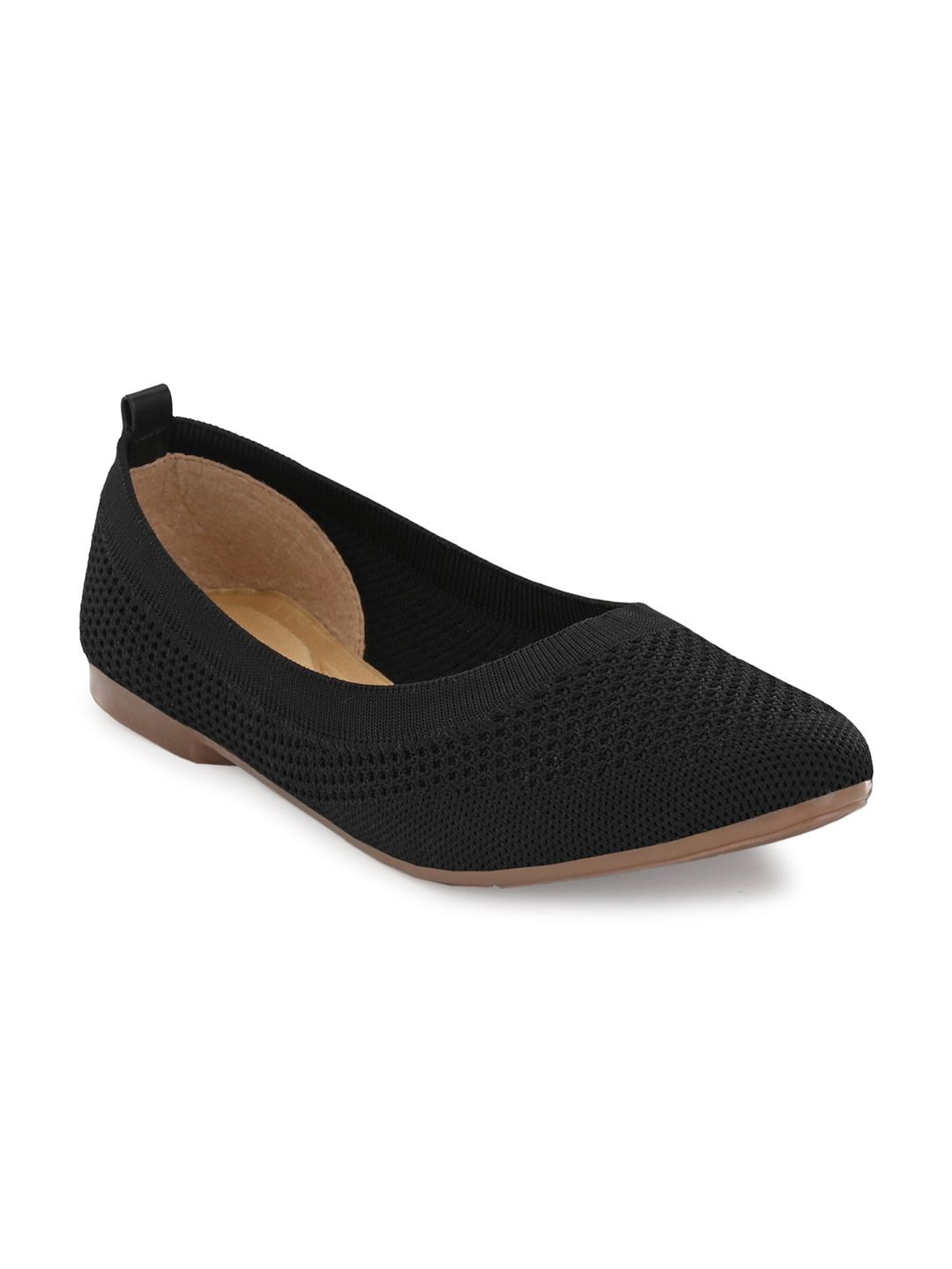 TAURENE Women Black Ballerinas Flats