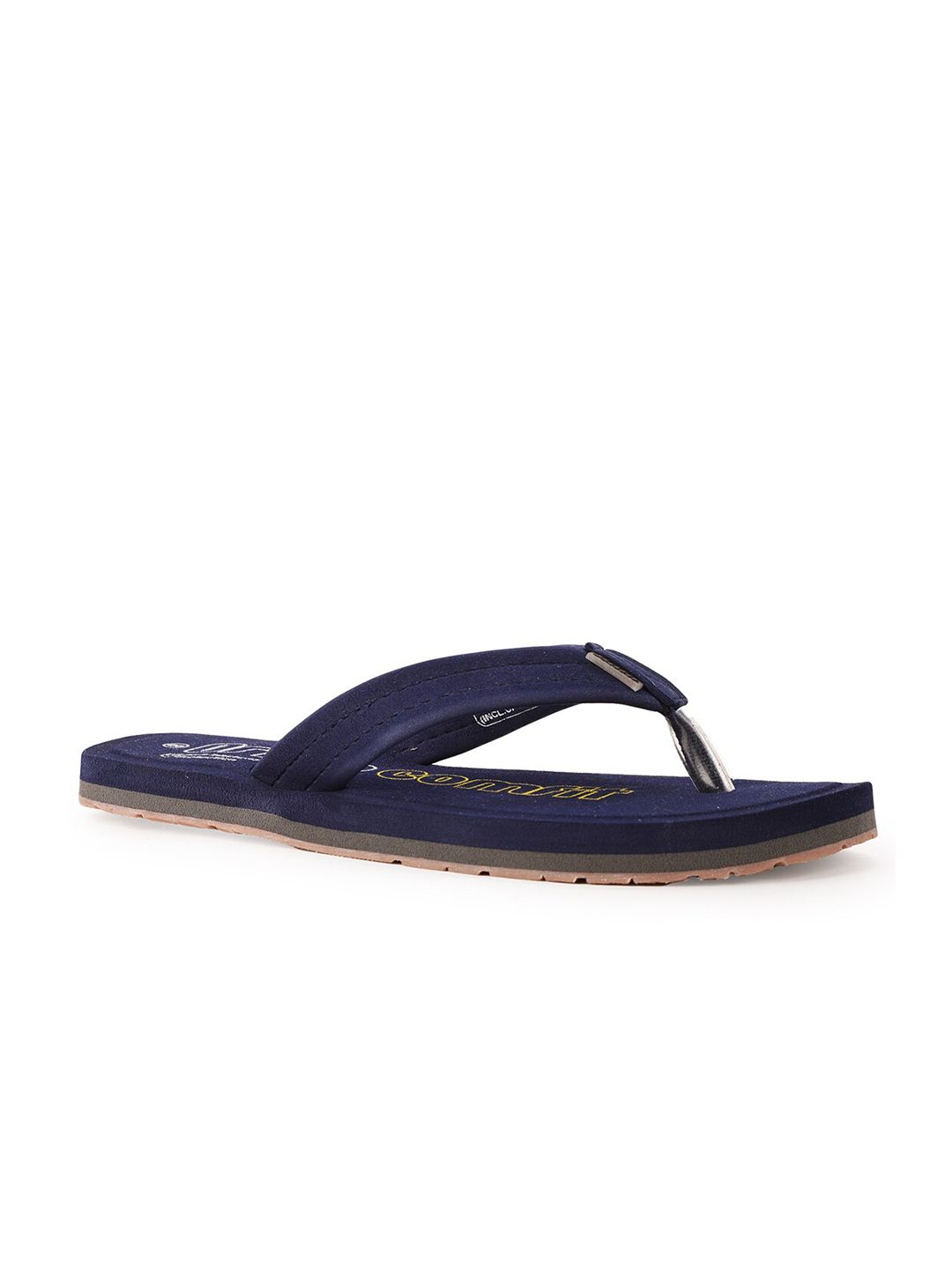 Bata Men Blue & White Thong Flip-Flops