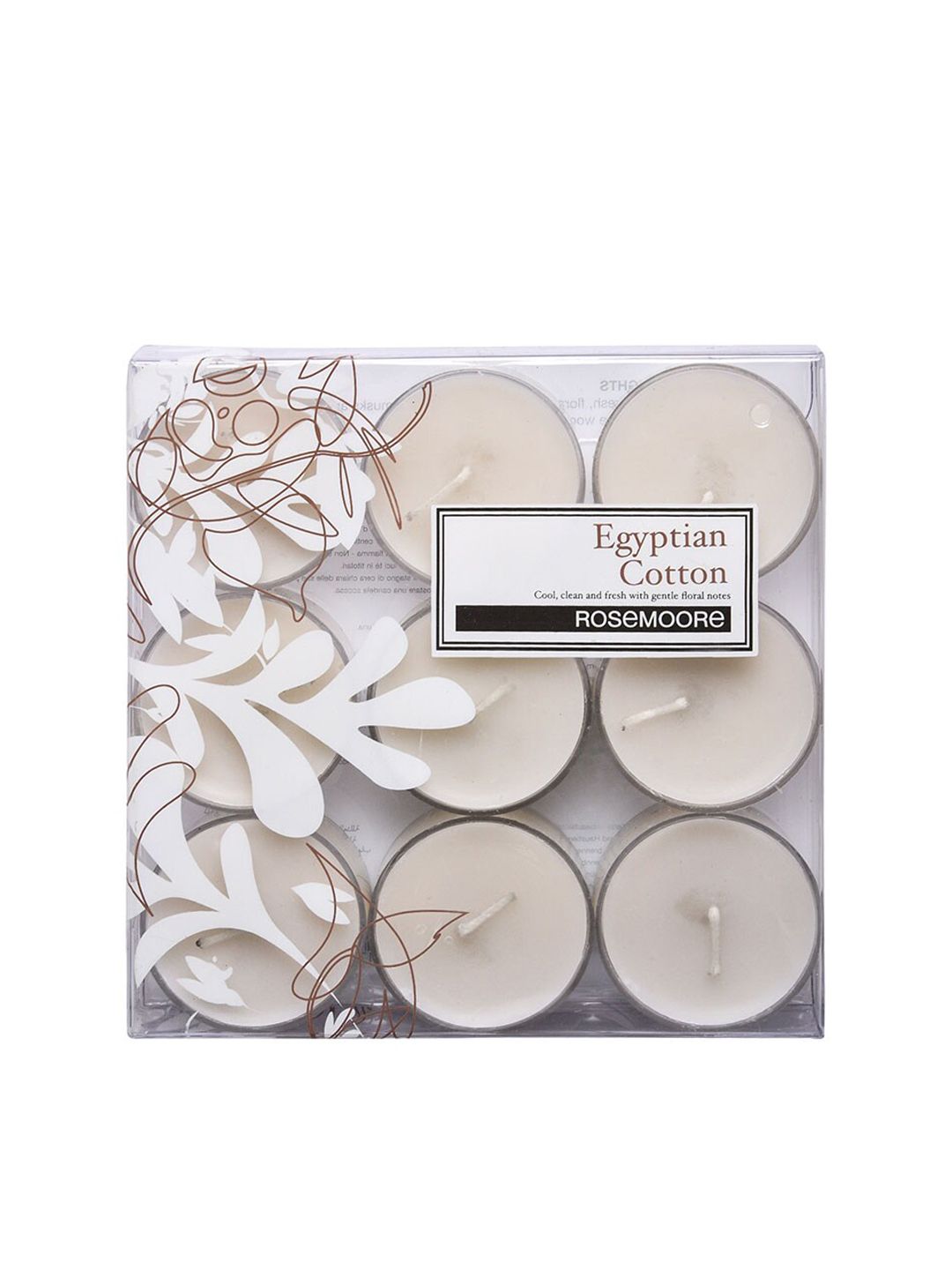 ROSEMOORe 9 Pieces Scented Egyptian Cotton Tea Lights Price in India
