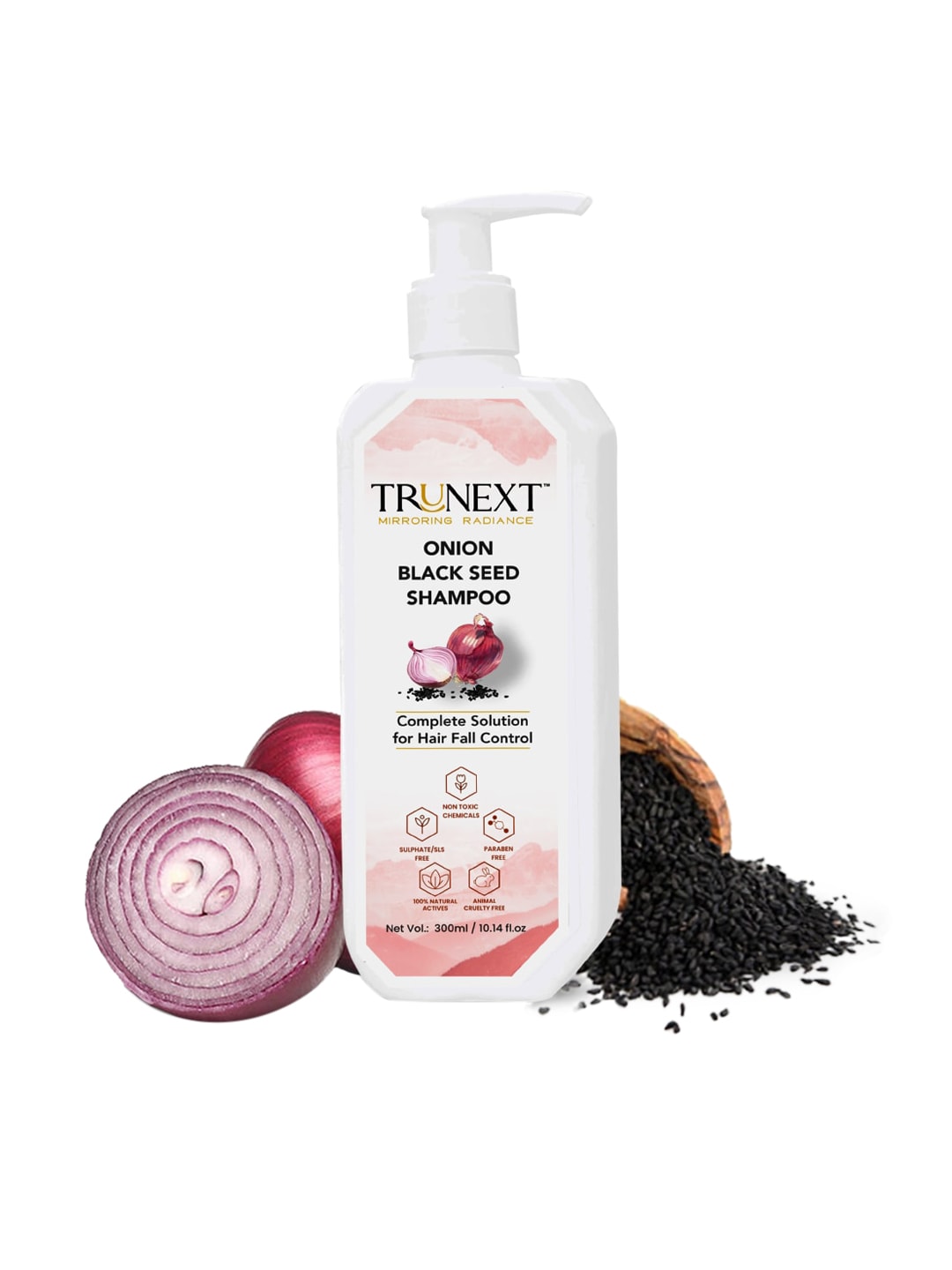 TRUNEXT Onion Black Seed Shampoo 300 ml Price in India