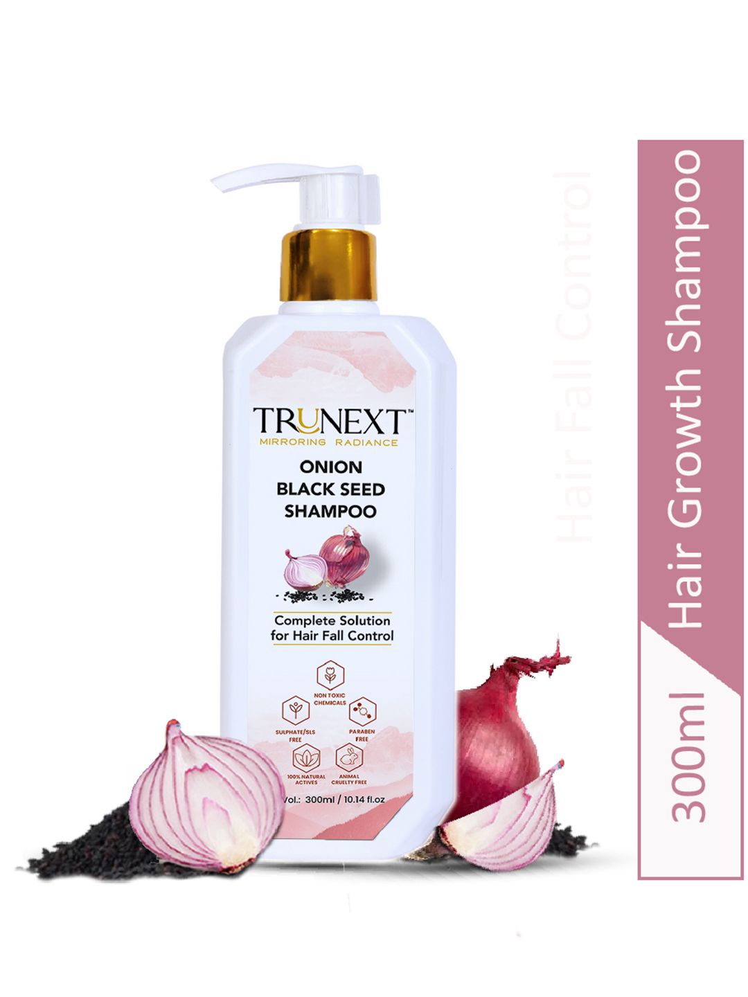 TRUNEXT Onion Black Seed Shampoo 300 ml