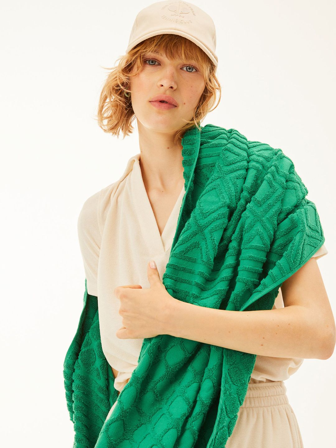 H&M Green Carry-Strap Beach Towel Price in India