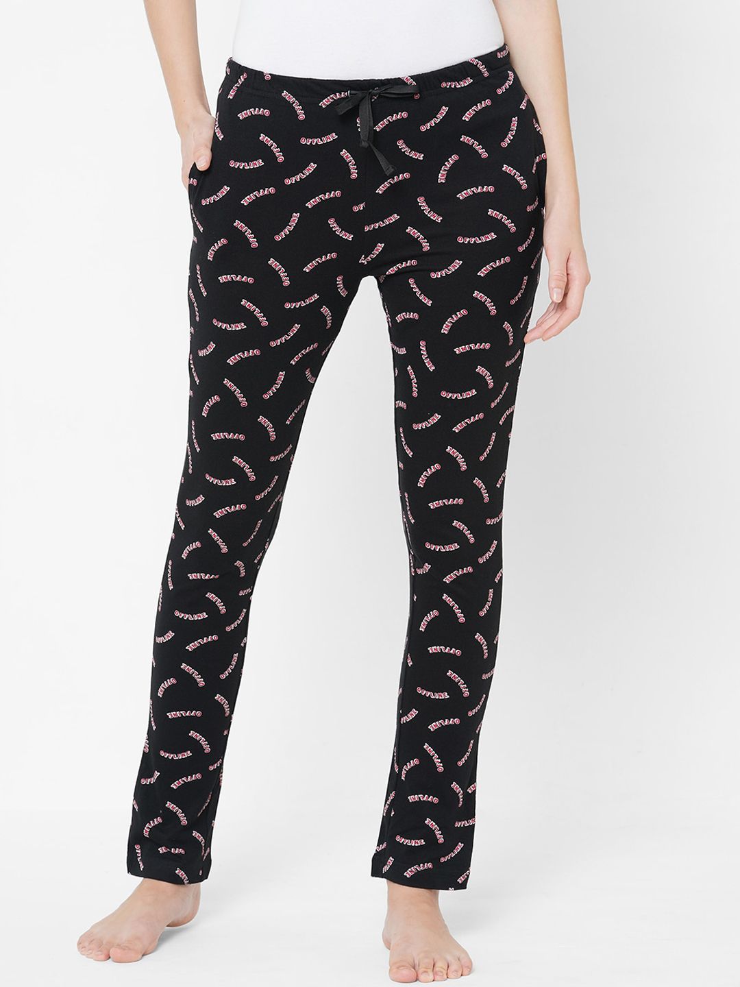 Sweet Dreams Women Assorted Printed Cotton Lounge Pants Price in India