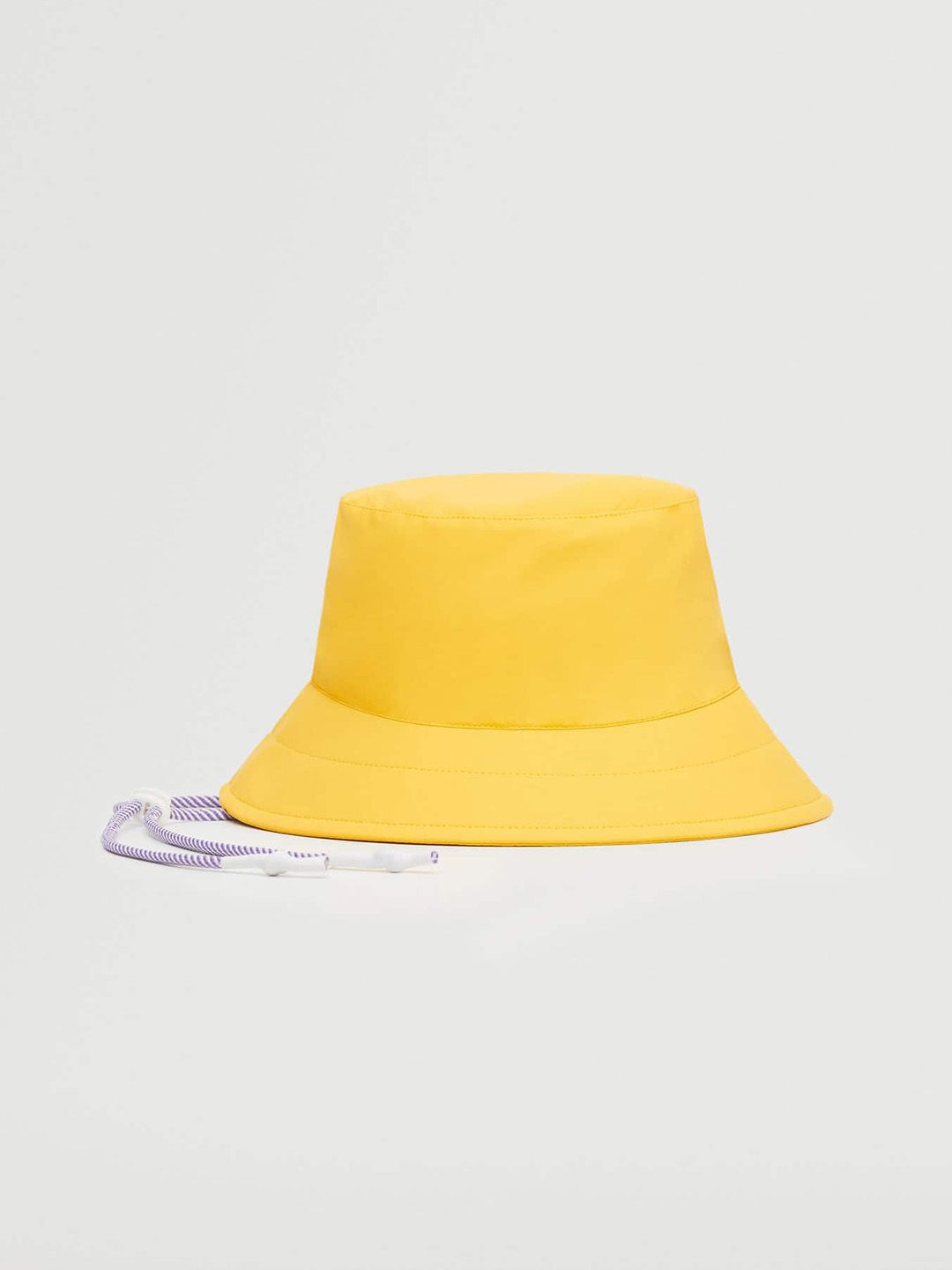 MANGO Women Yellow Solid Bucket Hat Price in India