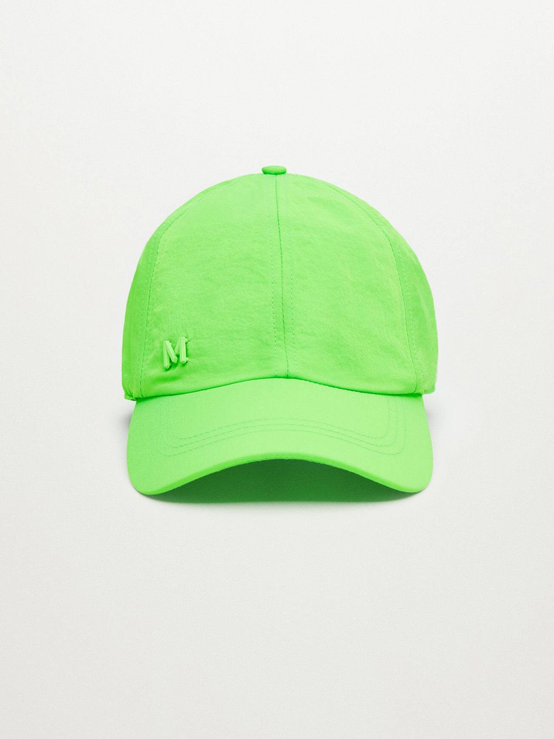 MANGO Women Fluorescent Green Baseball Cap Price in India