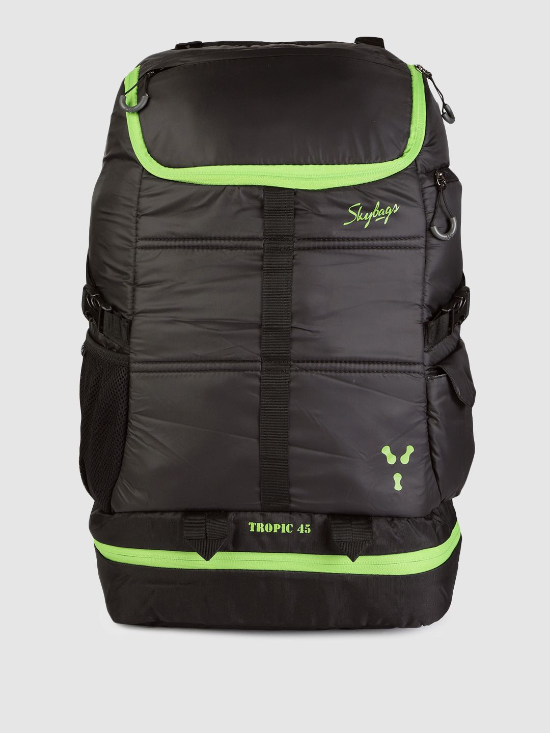 Skybags Black Backpack with Compression Straps Price in India