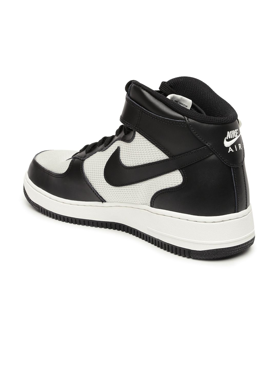 nike high top with black swoosh