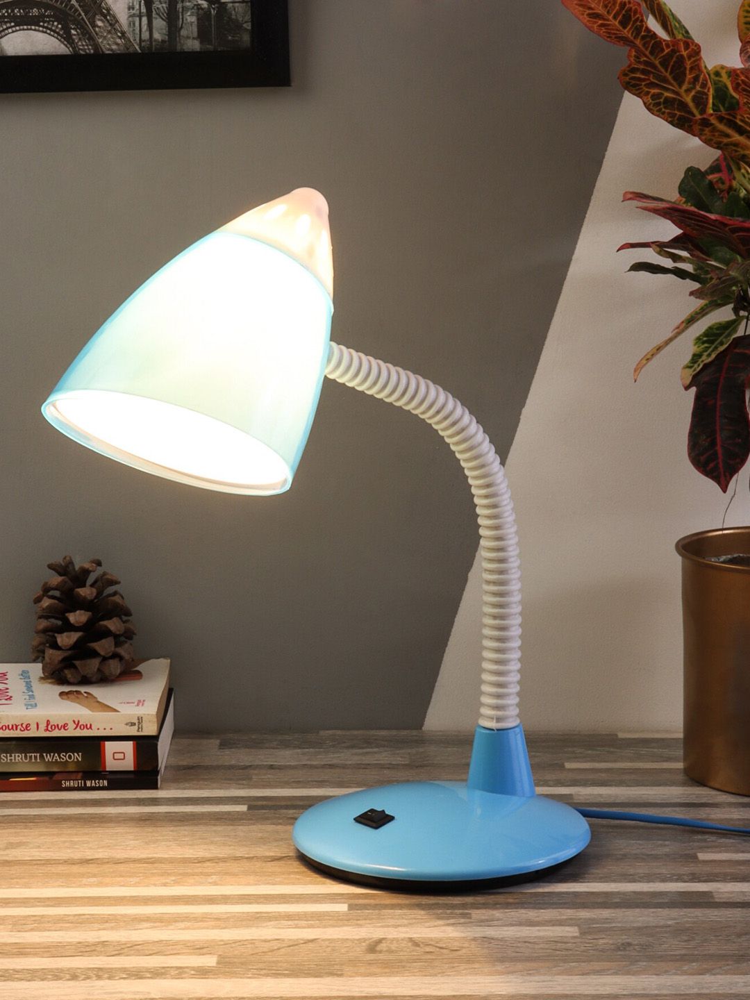 Beverly studio Blue Study Lamp Price in India