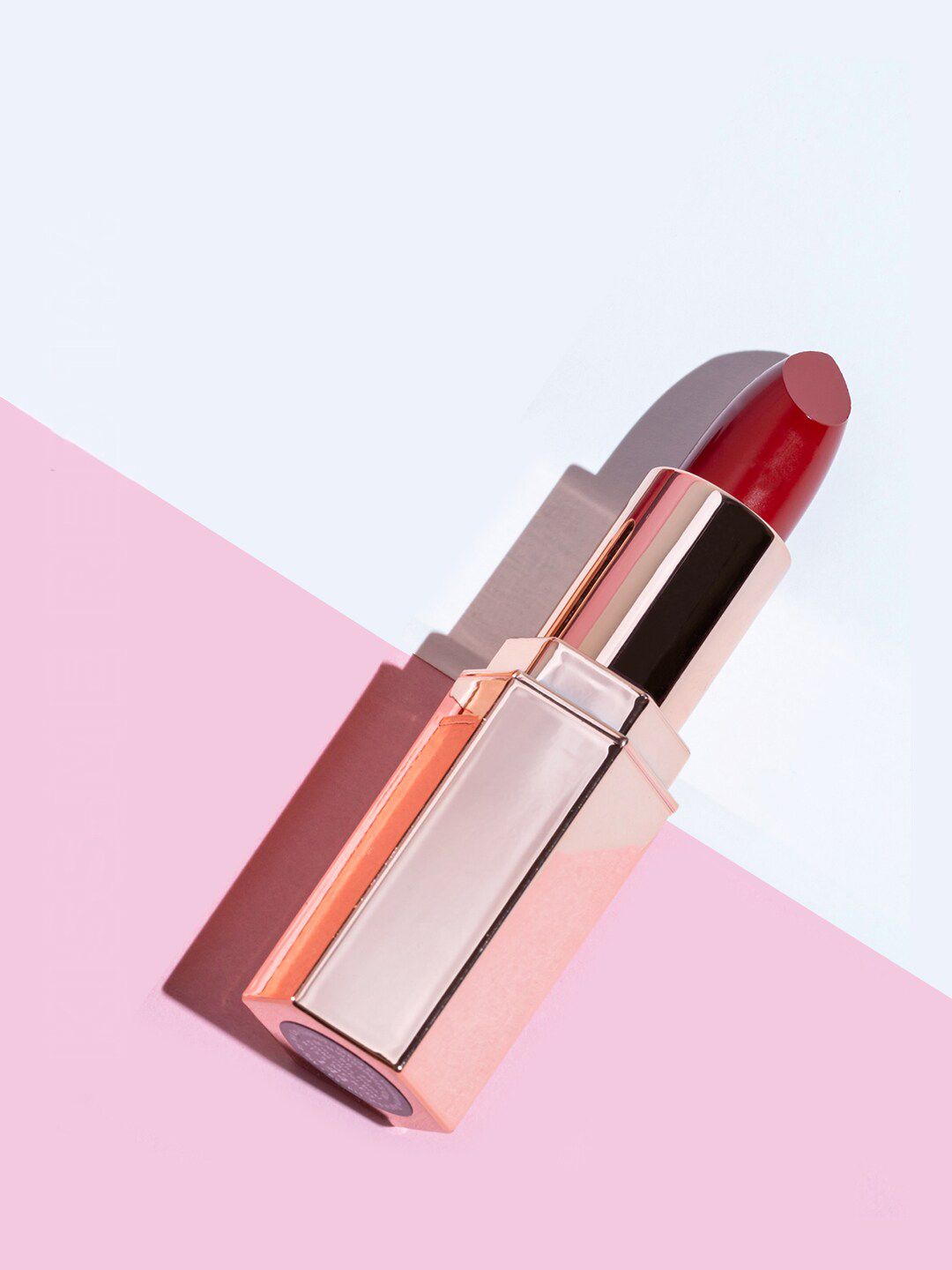 Plume Plush Glam Matte Lipstick with Shea Butter & Cocoa Butter - Kiss Me Red 144 Price in India