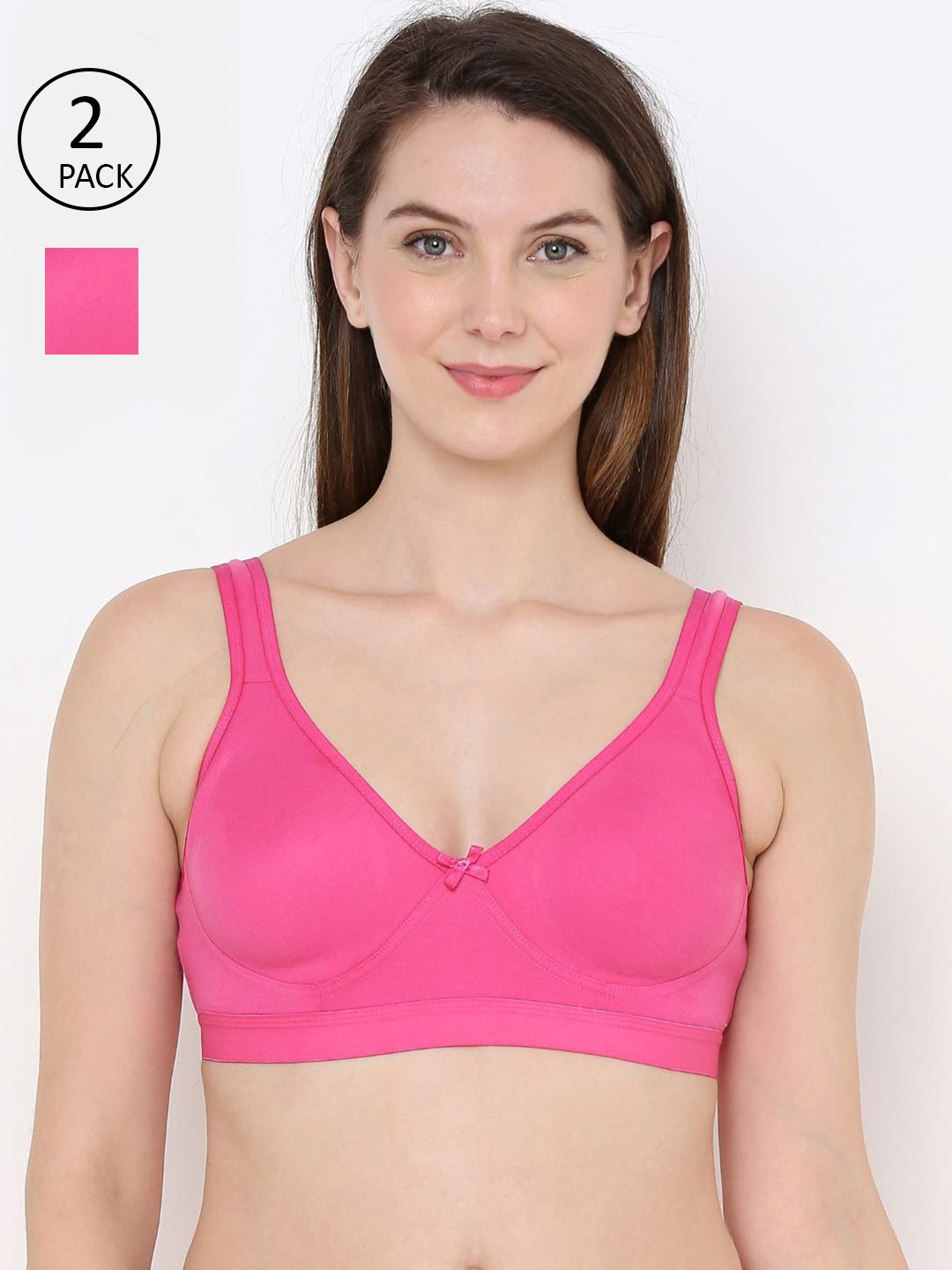 Berrys Intimatess Pack of 2 Pink Everday Sports Bra Price in India