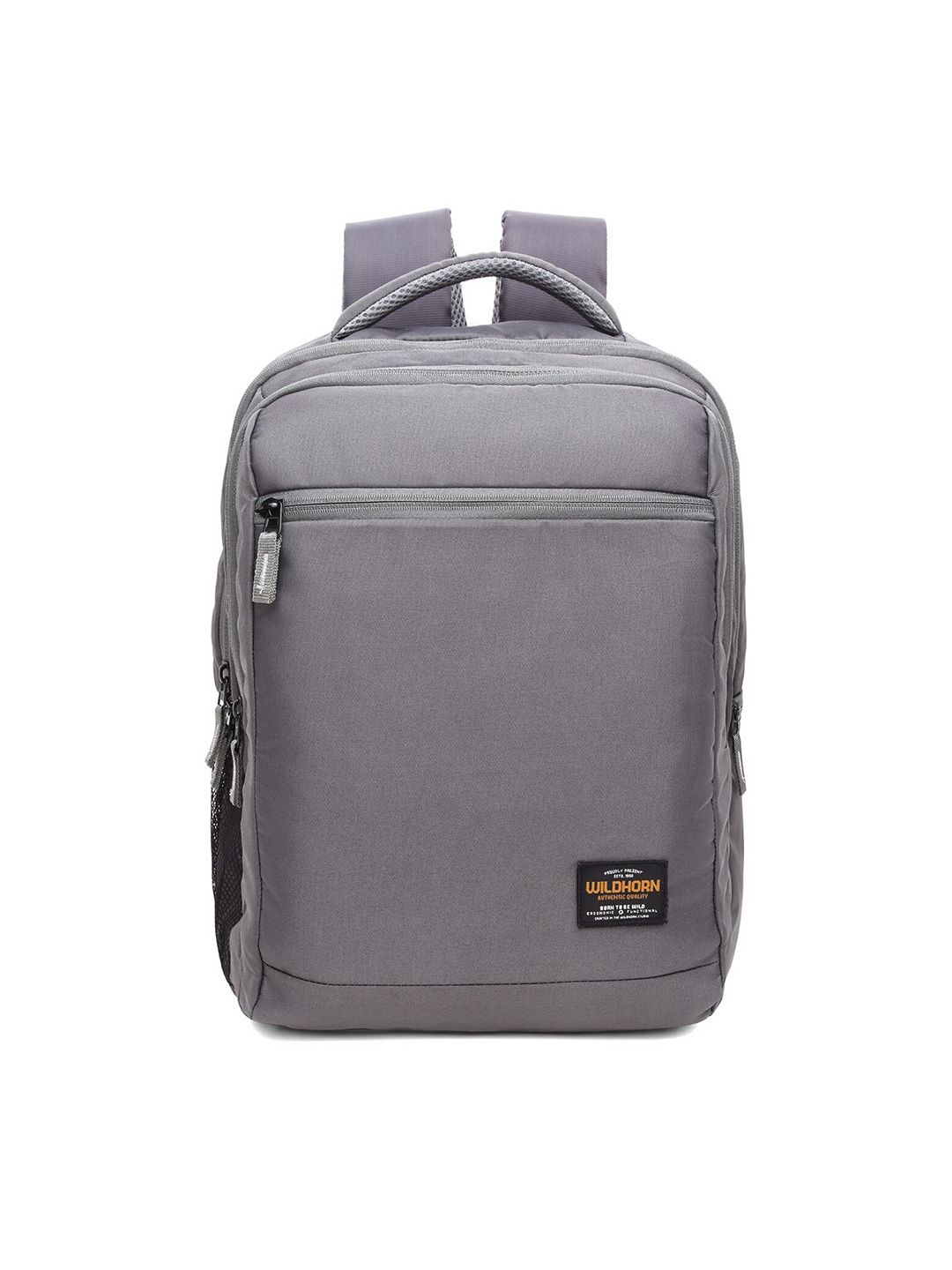 WildHorn Unisex Grey Backpack with Compression Straps Price in India