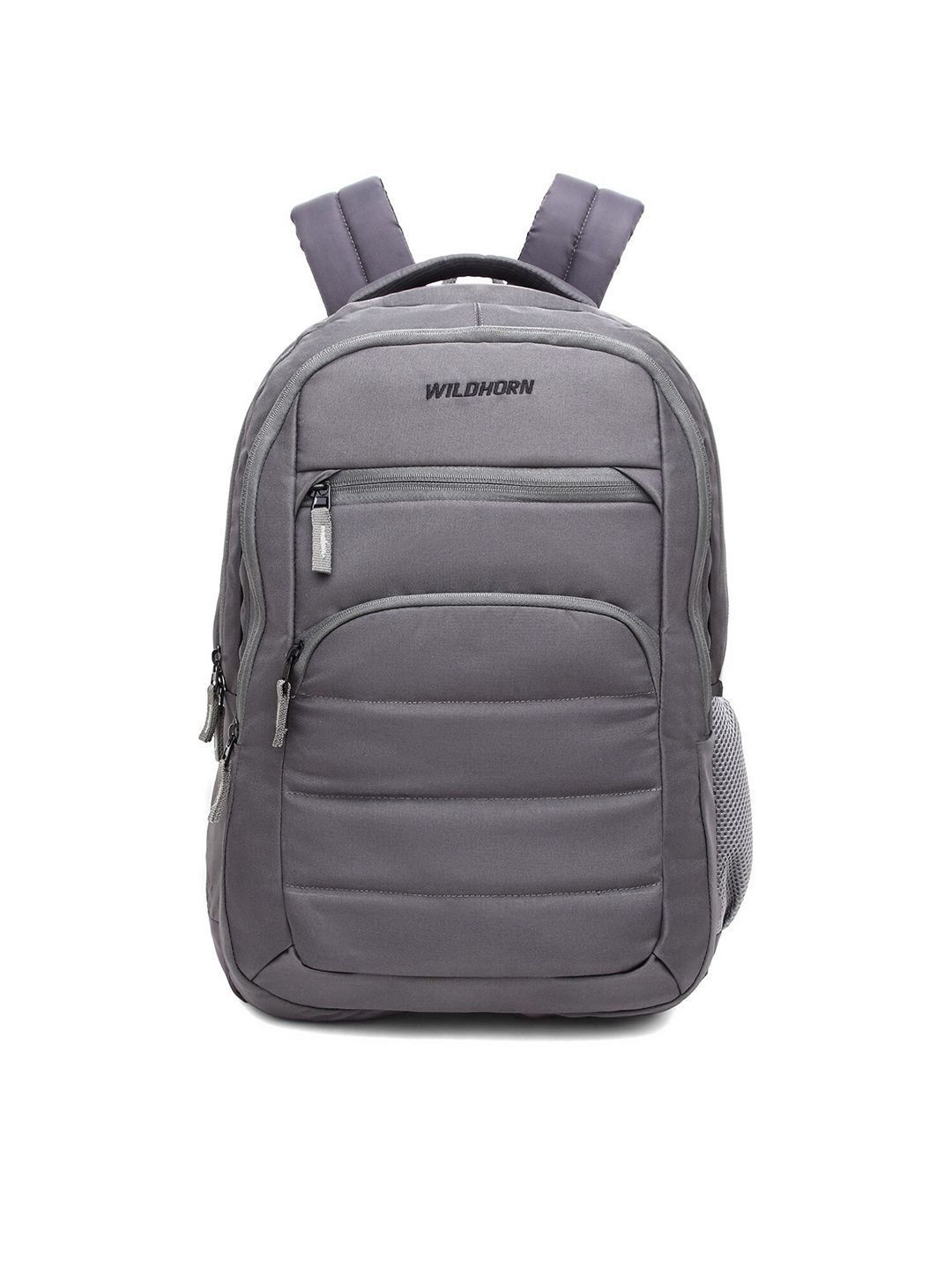 WildHorn Unisex Grey Backpack with Compression Straps Price in India