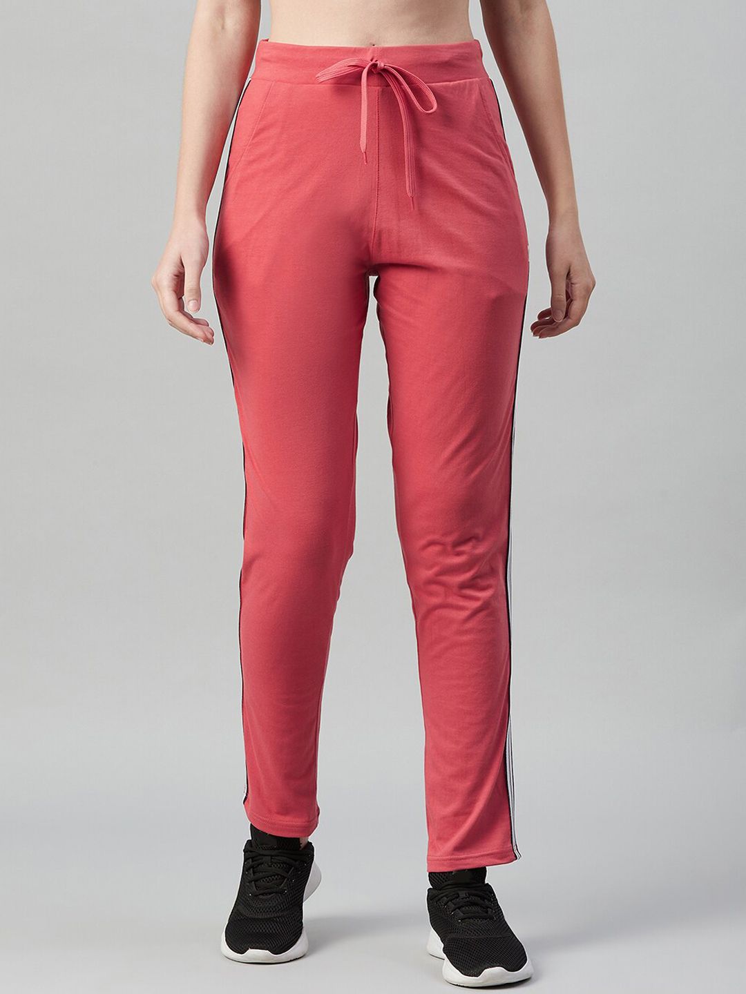 C9 AIRWEAR Women Red Solid Track Pants Price in India