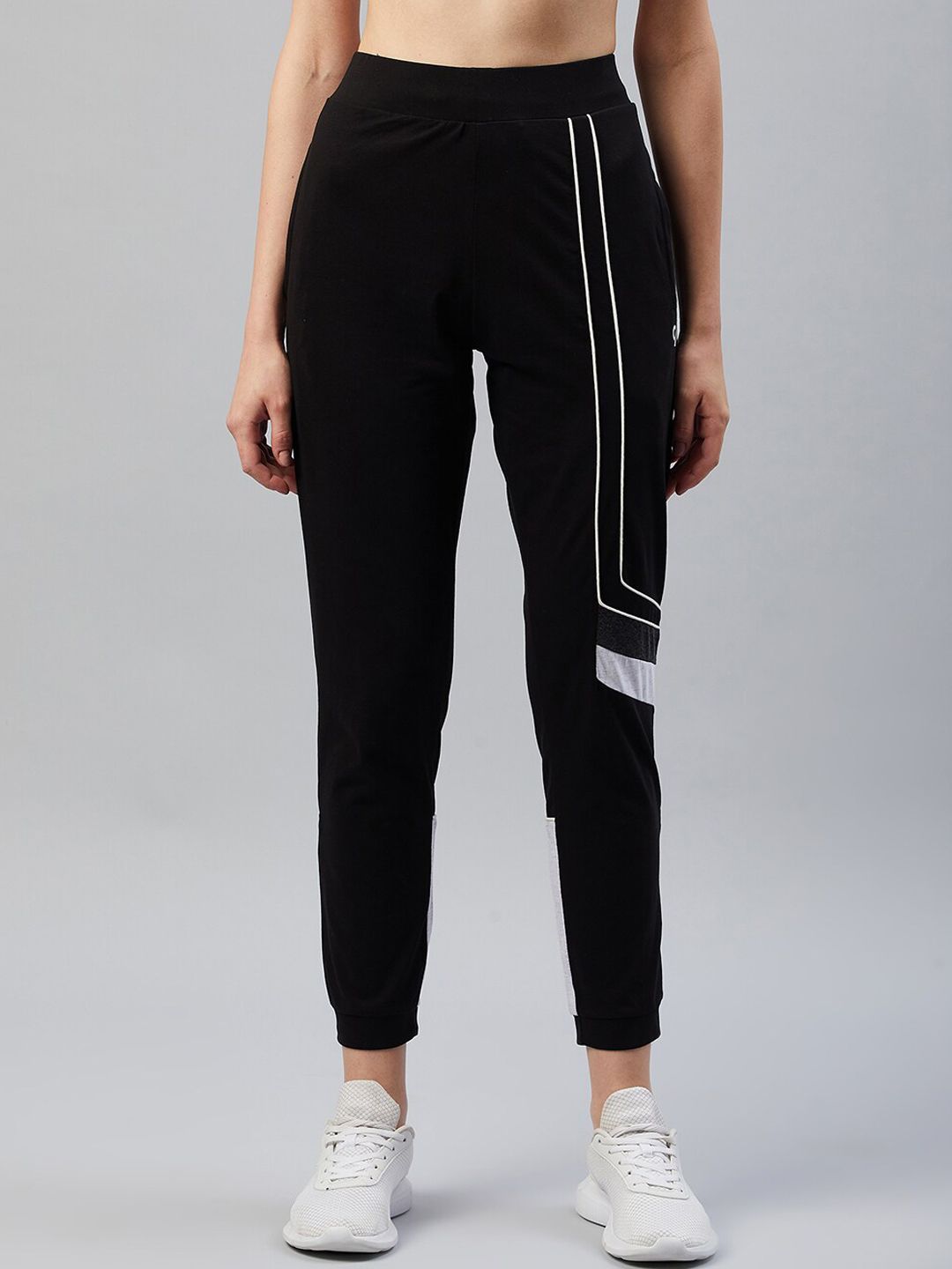 C9 AIRWEAR Women Black Solid Joggers Price in India