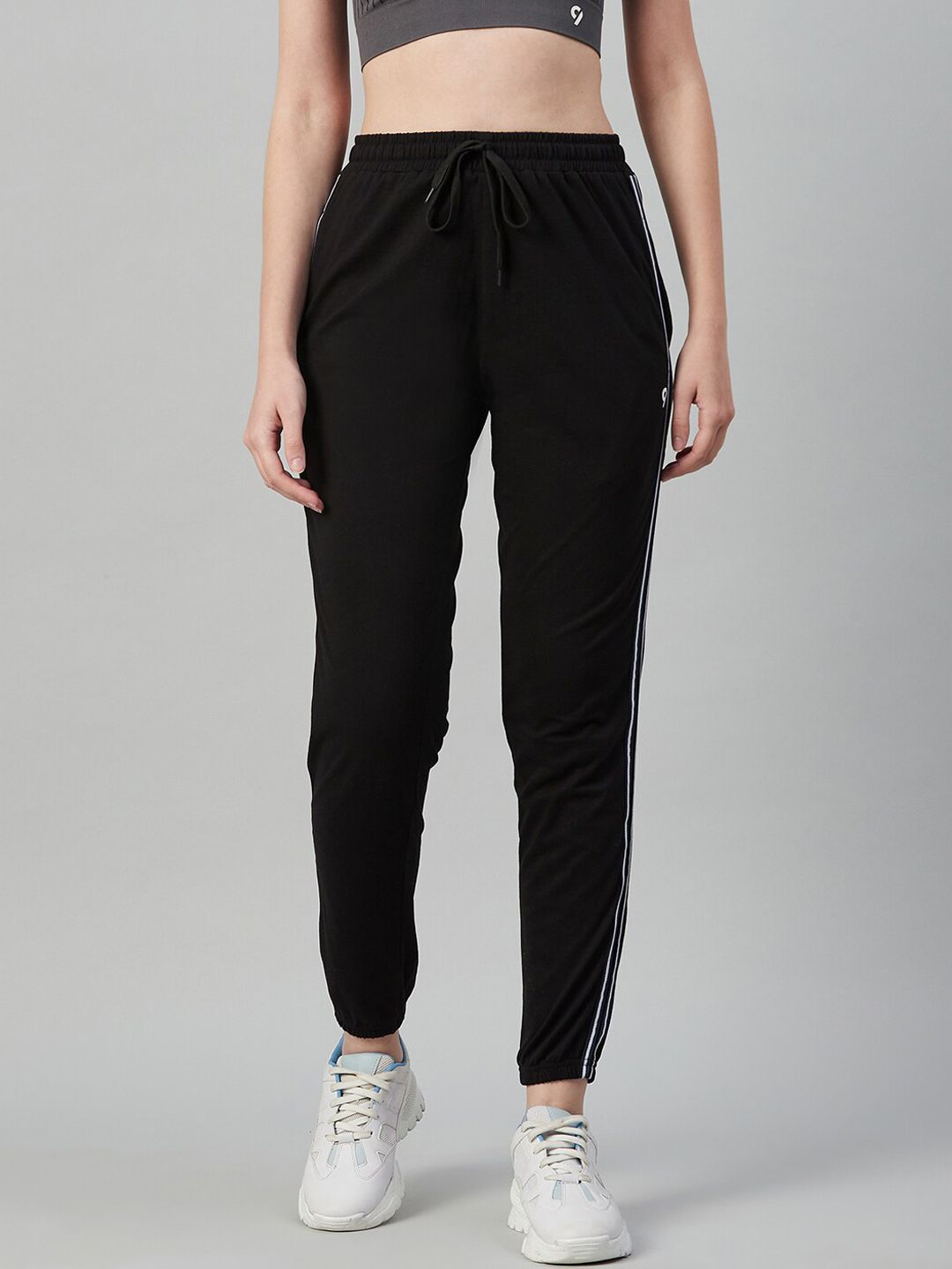 C9 AIRWEAR Women Black Solid Joggers Price in India