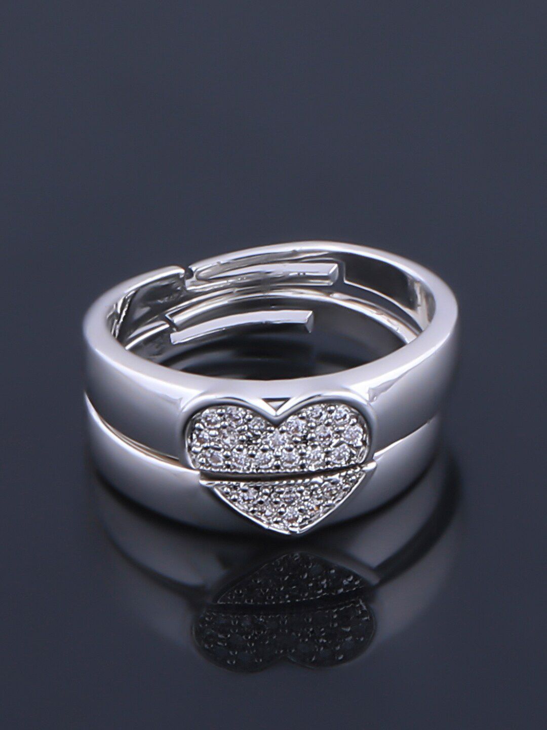 Silver Shine Unisex Silver Ring Price in India