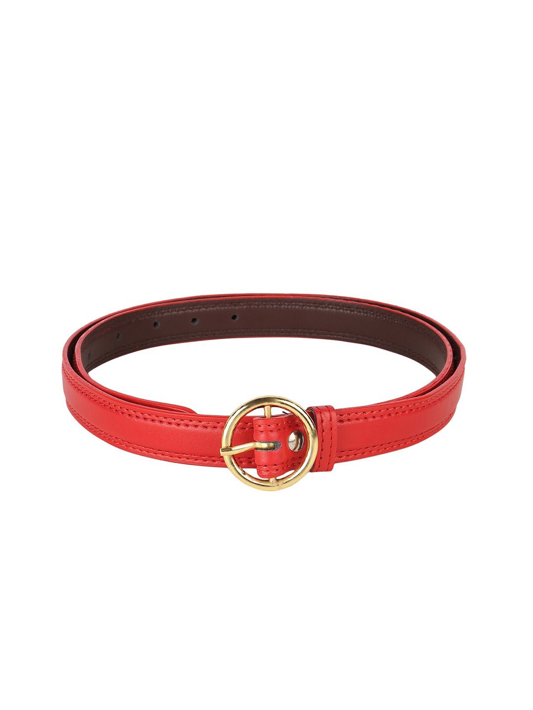 Swiss Design Women Red PU Belt Price in India