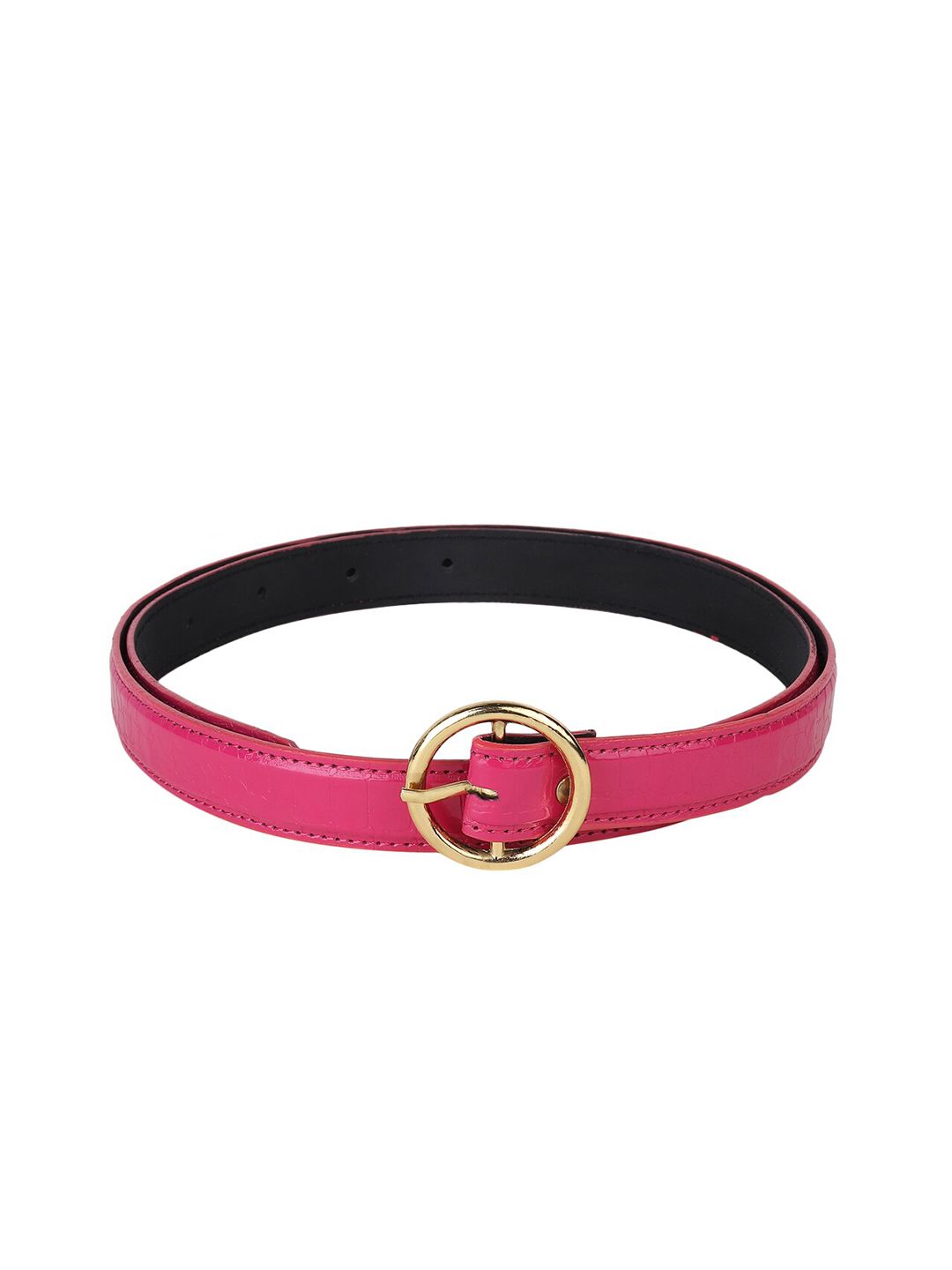 Swiss Design Women Pink PU Belt Price in India