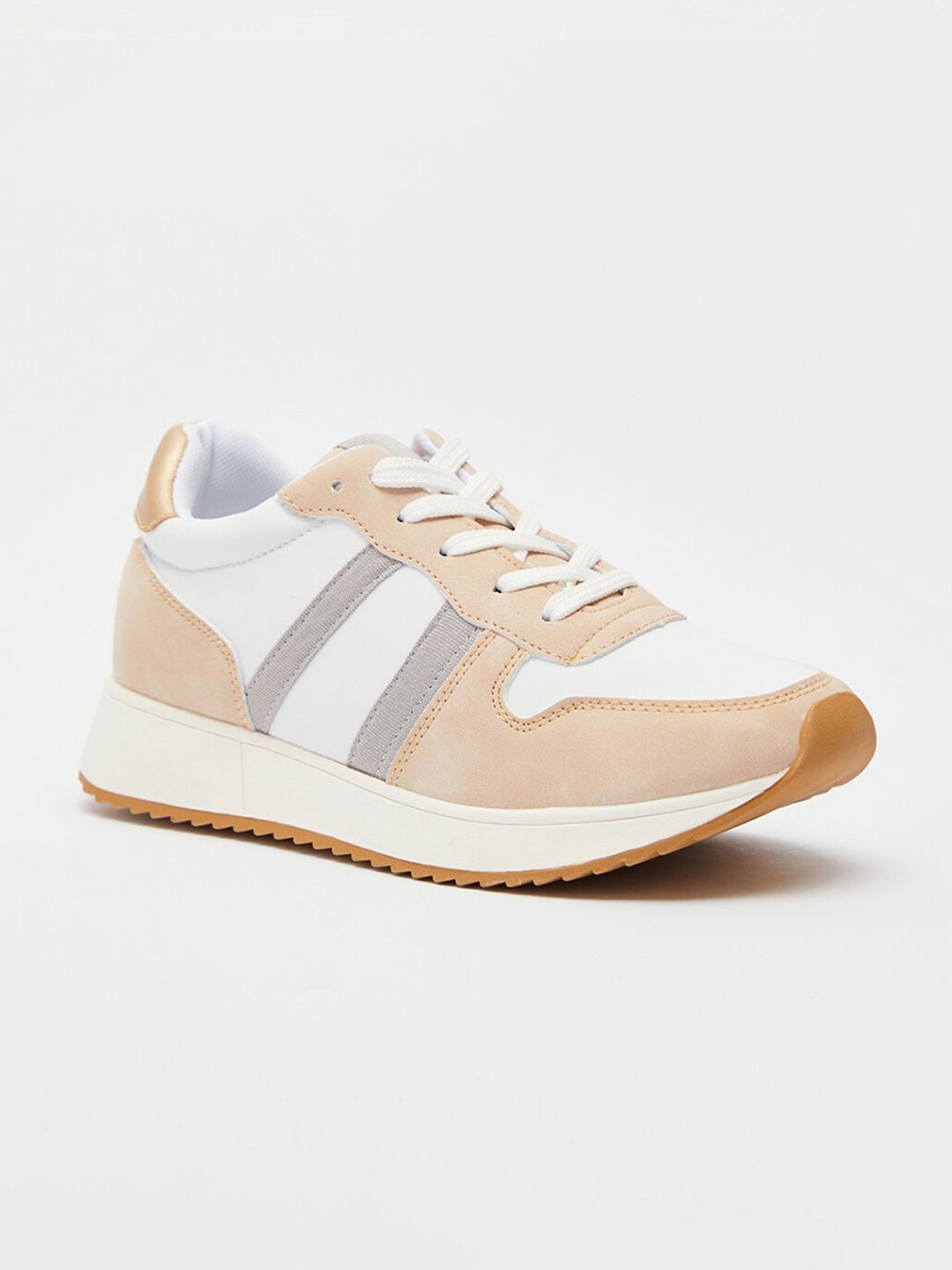 shoexpress Women Beige Running Shoes Price in India