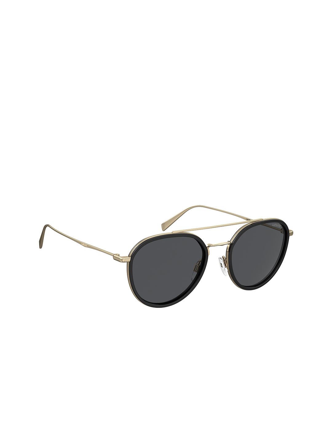 Levis Unisex Grey Lens & Black Round Sunglasses with UV Protected Lens LV 5010/S 807 54IR Price in India