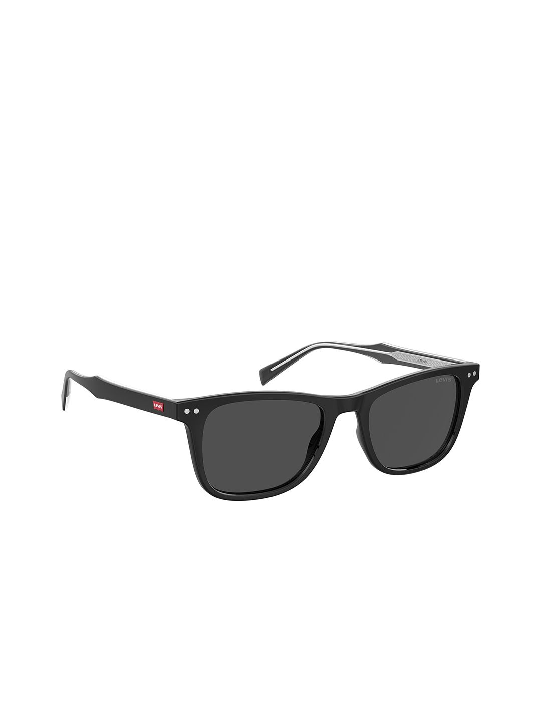 Levis Grey Lens & Black Aviator Sunglasses with UV Protected Lens LV 5016/S 807 52IR Price in India