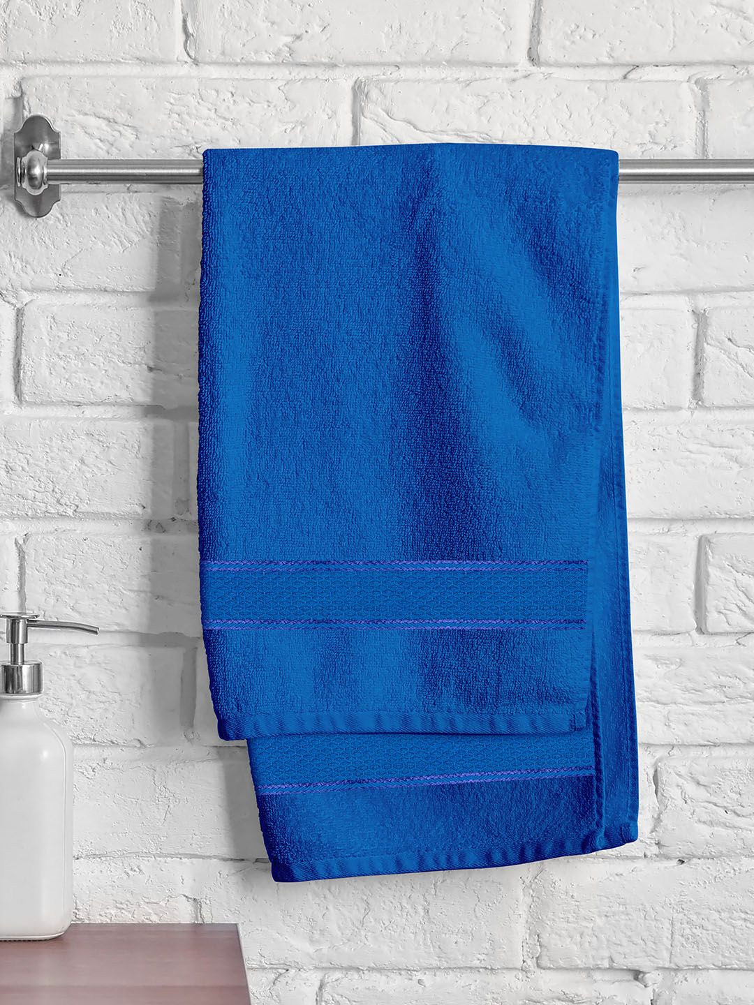 Athome by Nilkamal Set Of 4 Solid 370 GSM Pure Cotton Hand Towels Price in India