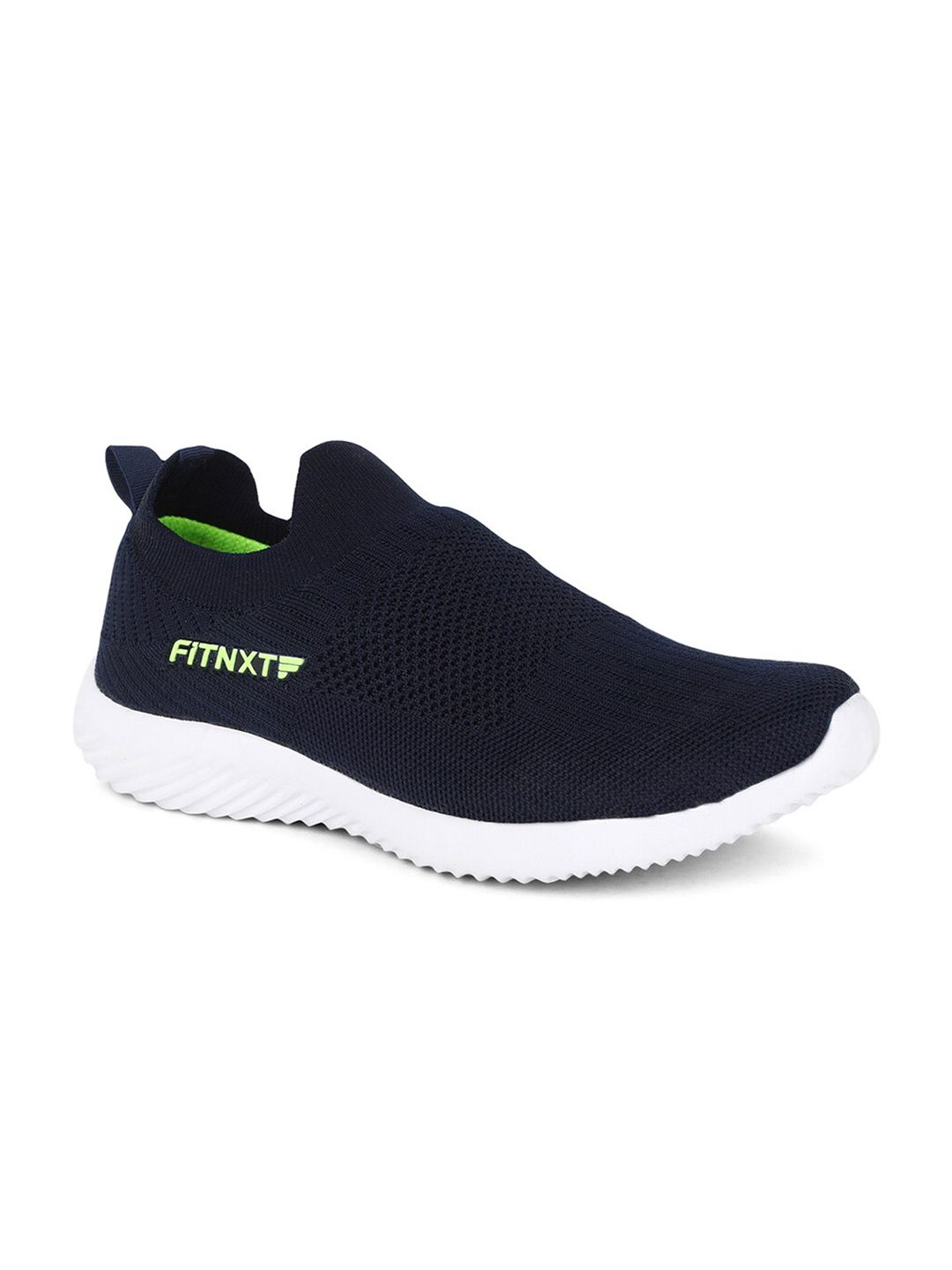 Khadims Men Navy Blue Textile Running Non-Marking Shoes