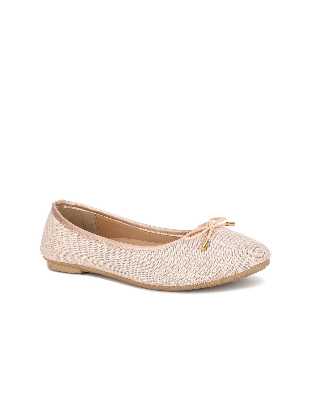 Bata Women Pink Ballerinas with Bows Flats Price in India