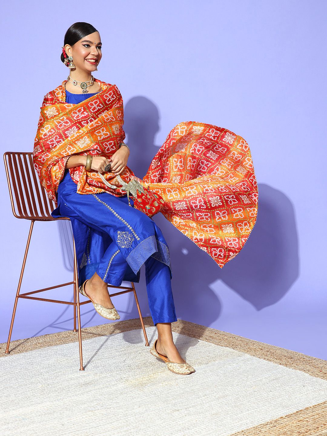 Rang Gali Women Orange Dupatta